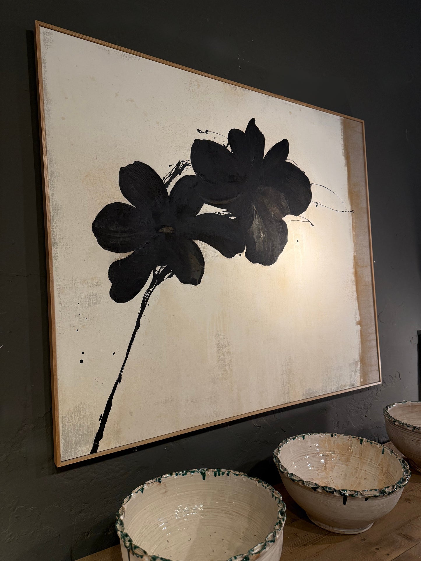 Cuadro "Flores negras" *Precio a consultar
