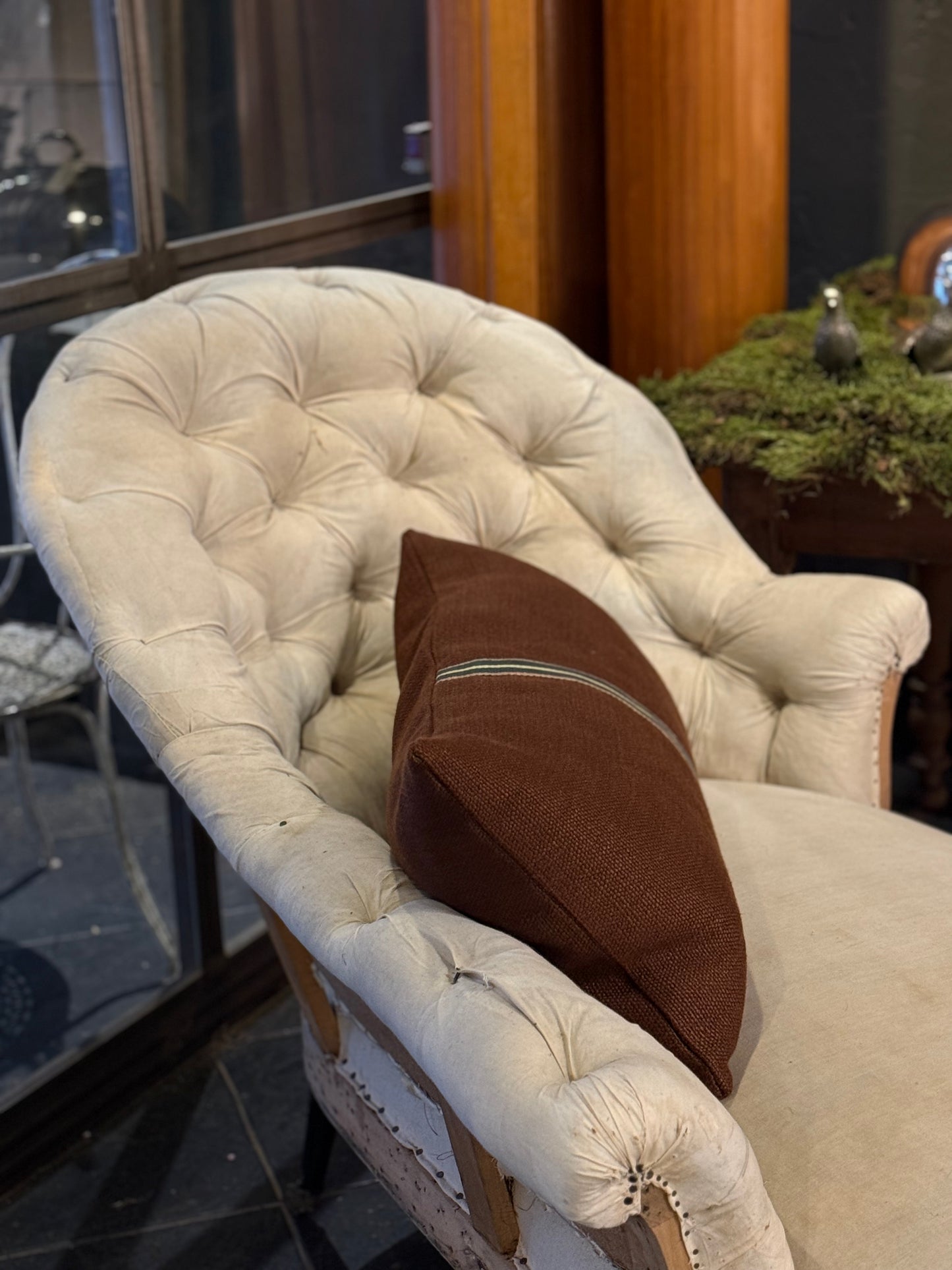 Chaise Longue capitoné destapizada