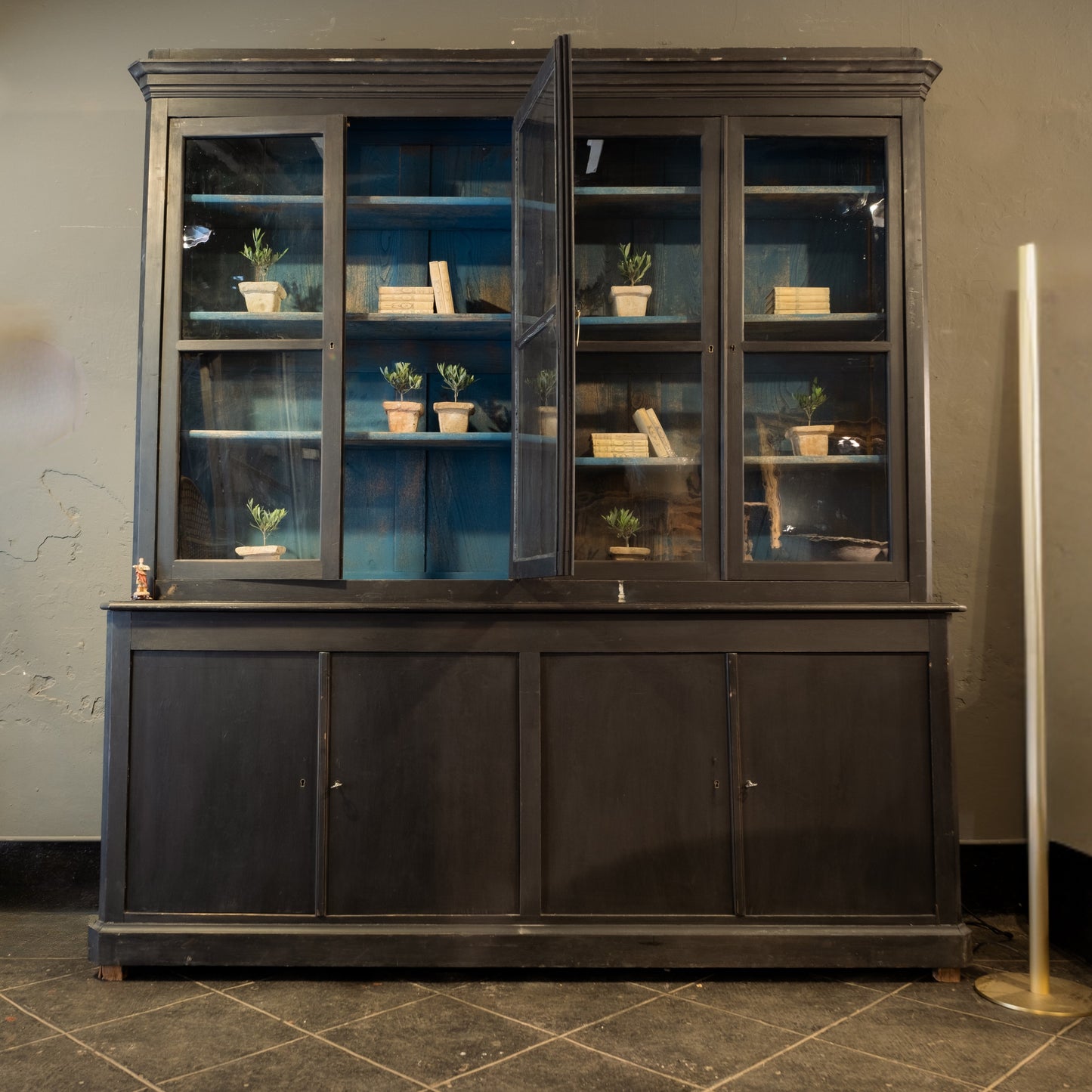 Librería gris antracita