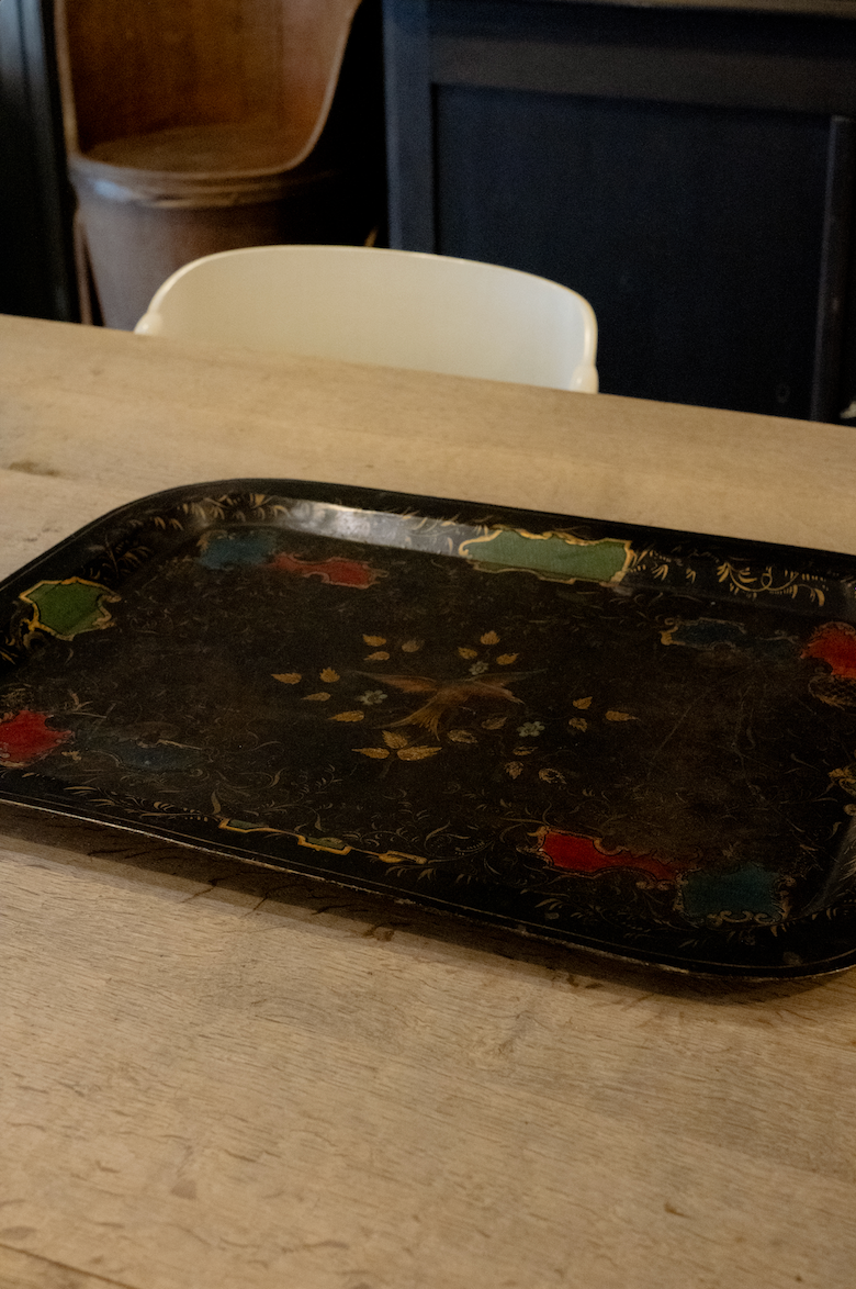 Bandeja rectangular negra