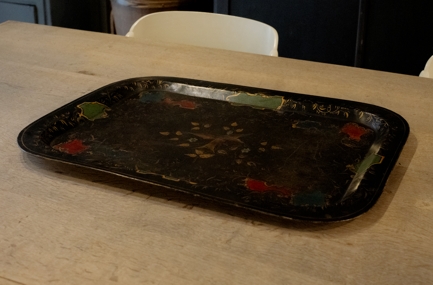 Bandeja rectangular negra
