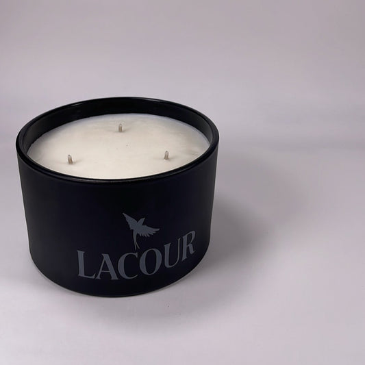 Velas "Lacour" Candle Jar black matt 500gr