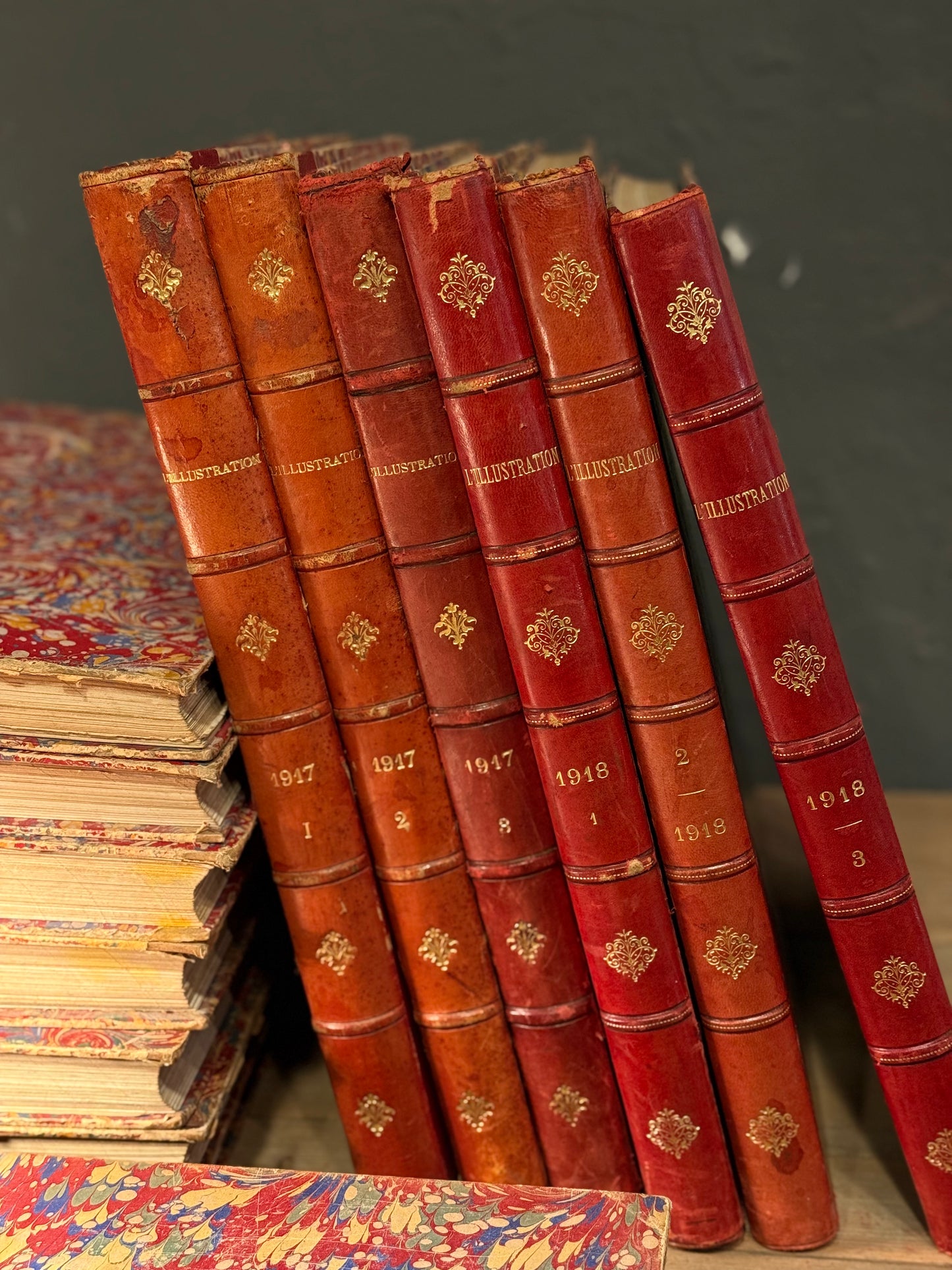 16 libros de la revista "L'Illustration" – Francia (1914–1919)