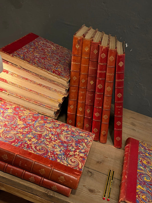 16 libros de la revista  "L'Illustration" – Francia (1914–1919)