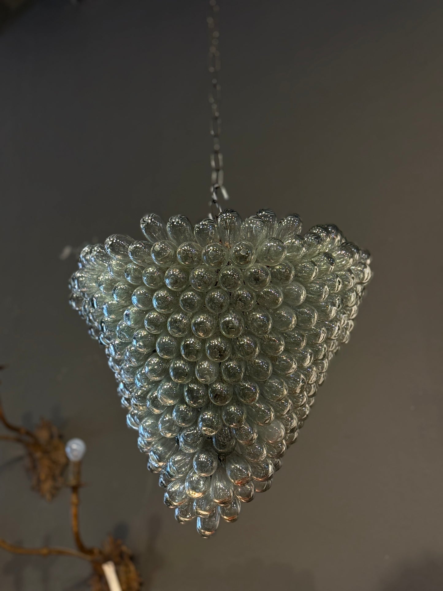 Lámpara de techo de cristal de Murano