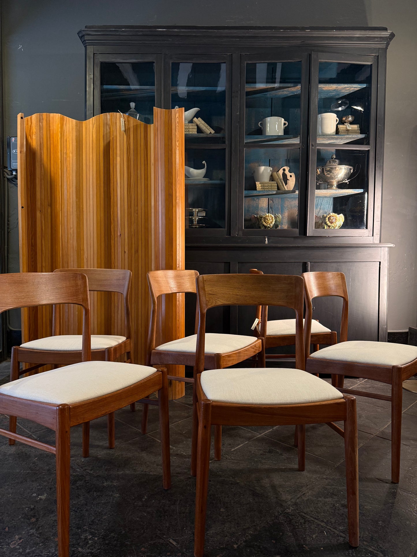 Sillas comedor Kai Kristiansen para K.S. Møbler (años 60)
