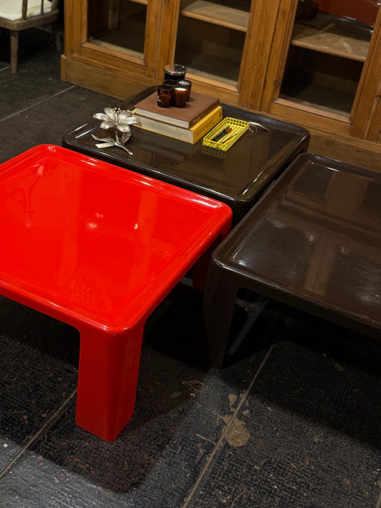 Mesa de centro C&B Italia, 1965, rojo