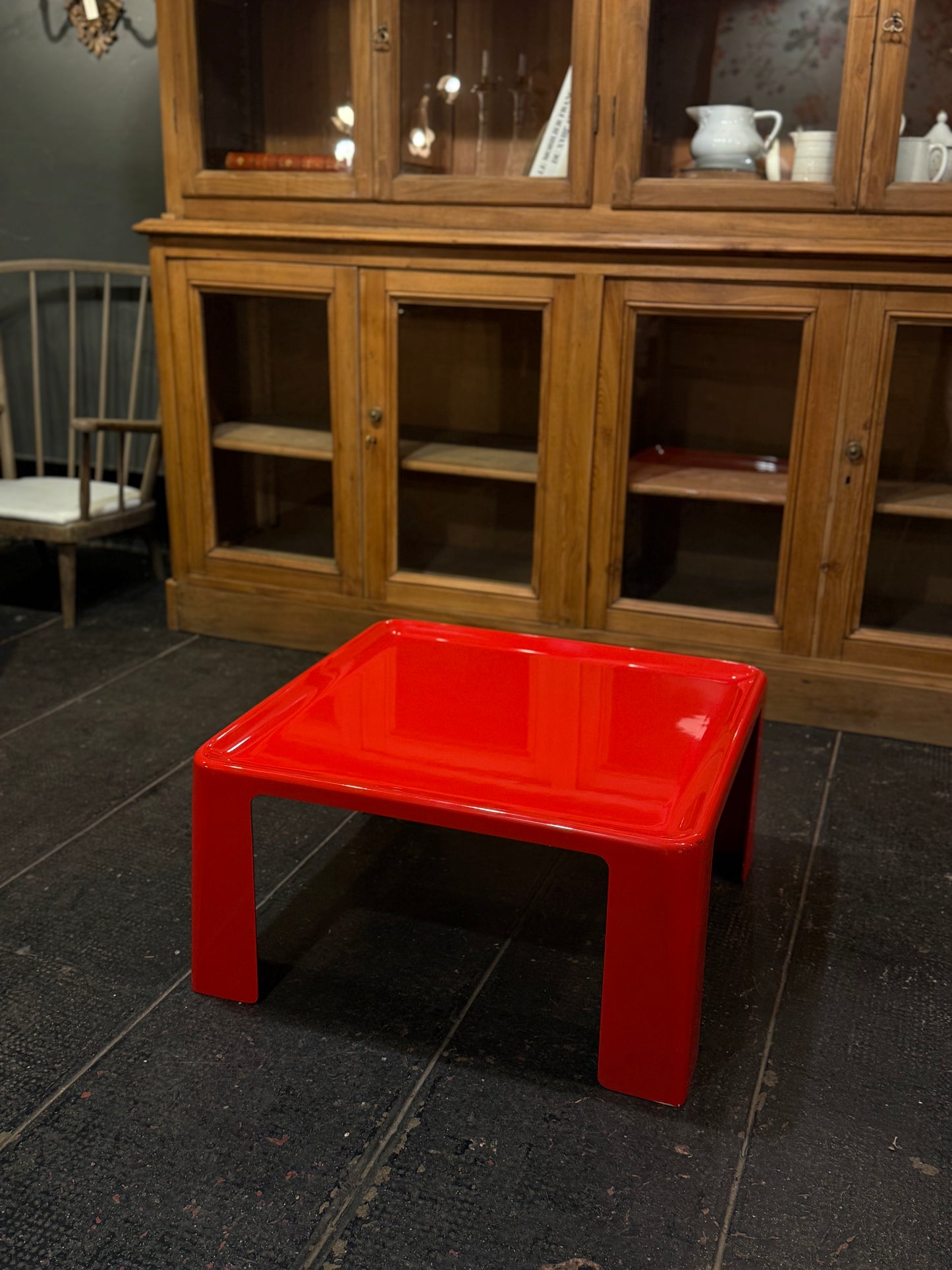Mesa de centro C&B Italia, 1965, rojo
