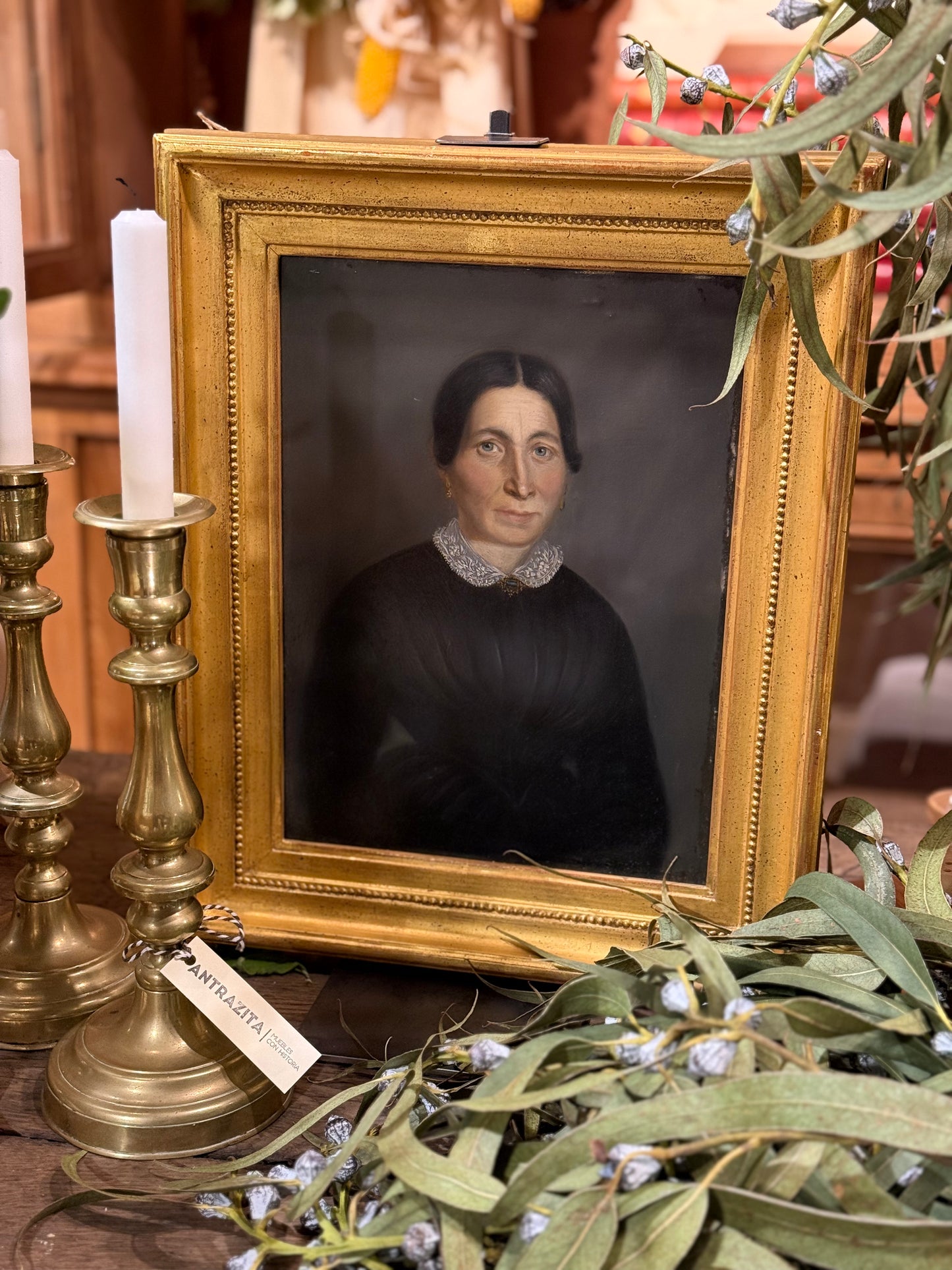 Retrato “Clotilde” – Lienzo de metal