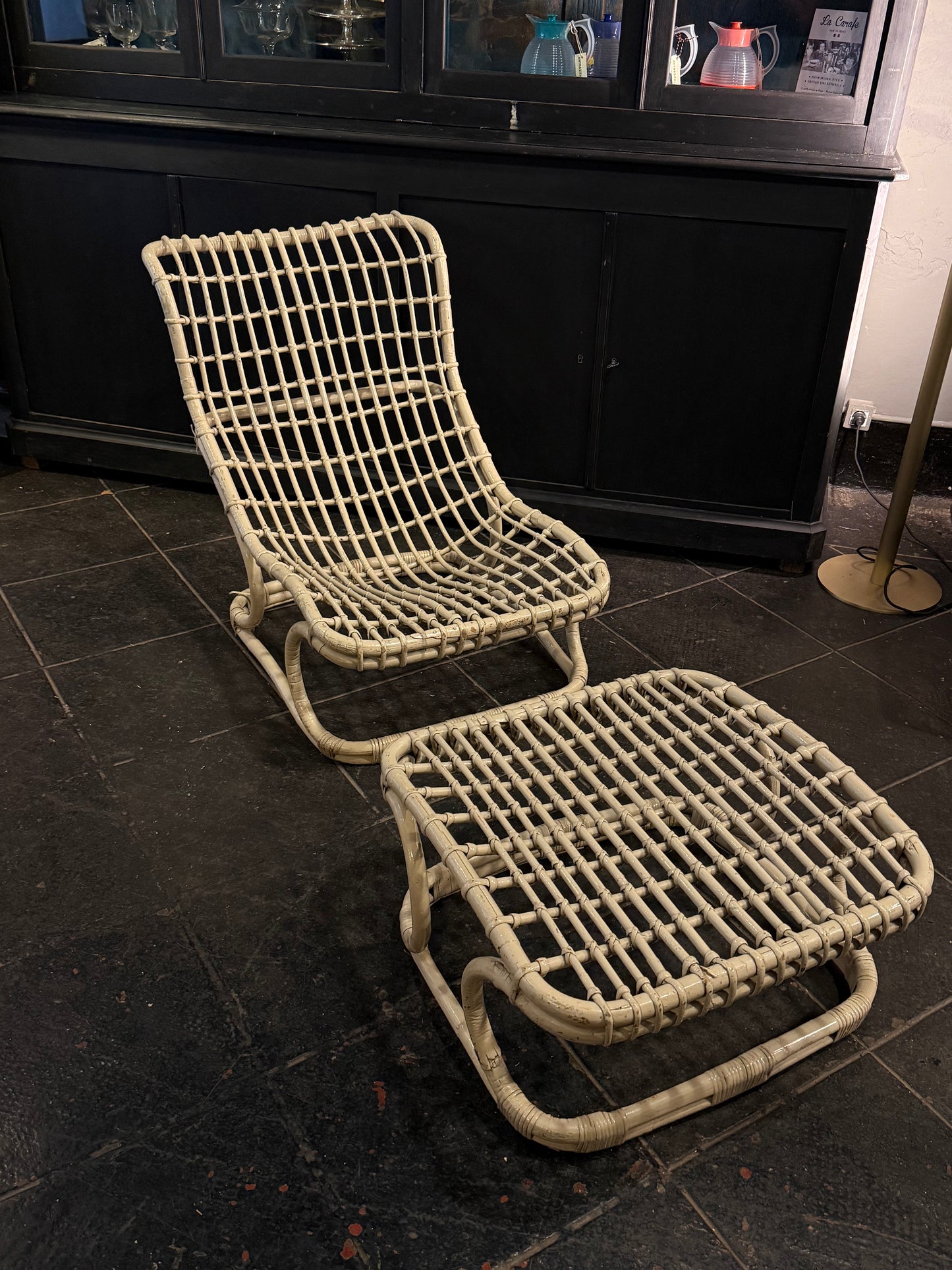 Silla Bamboo Lounge – Tito Agnoli