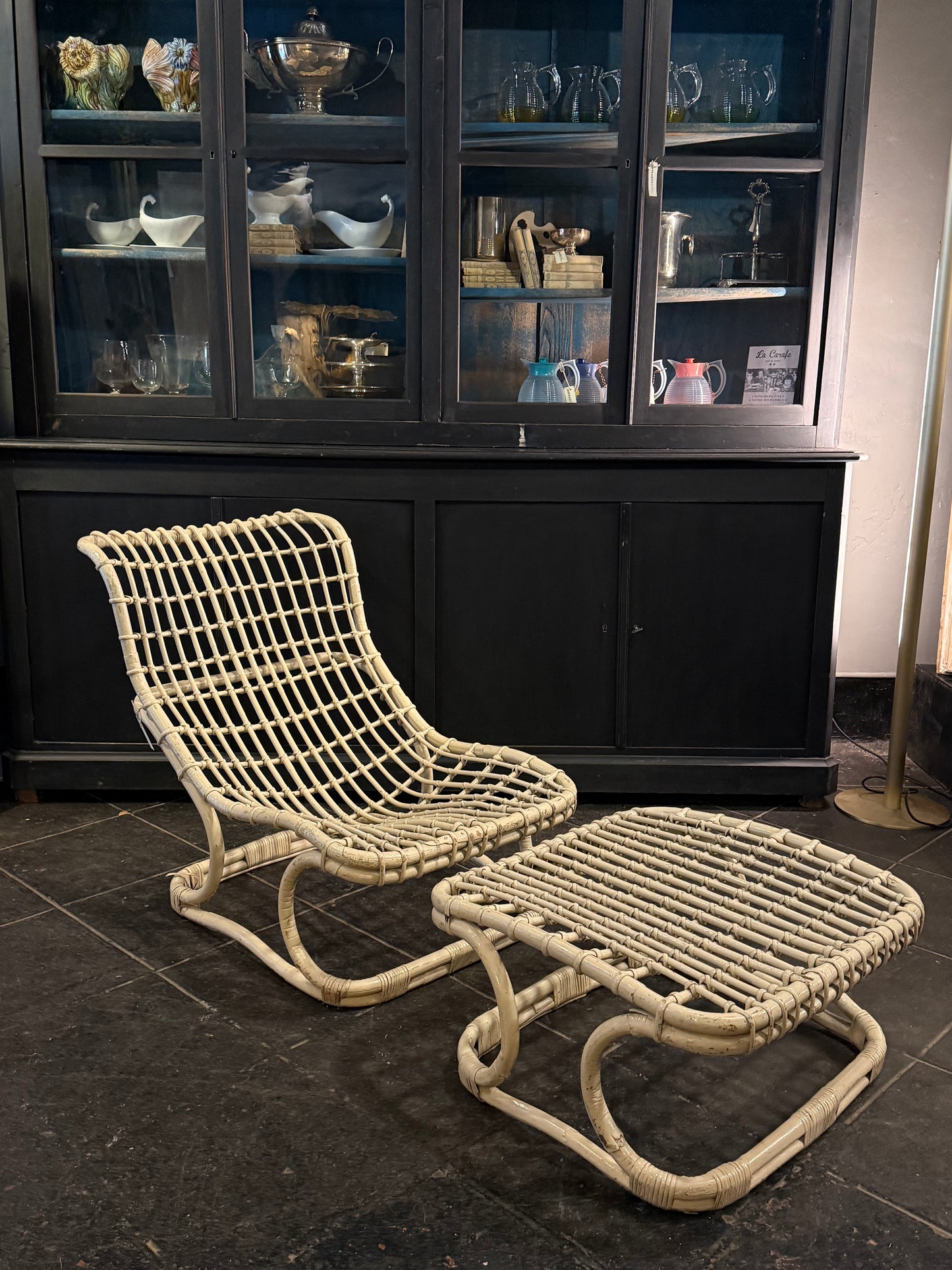 Silla Bamboo Lounge – Tito Agnoli