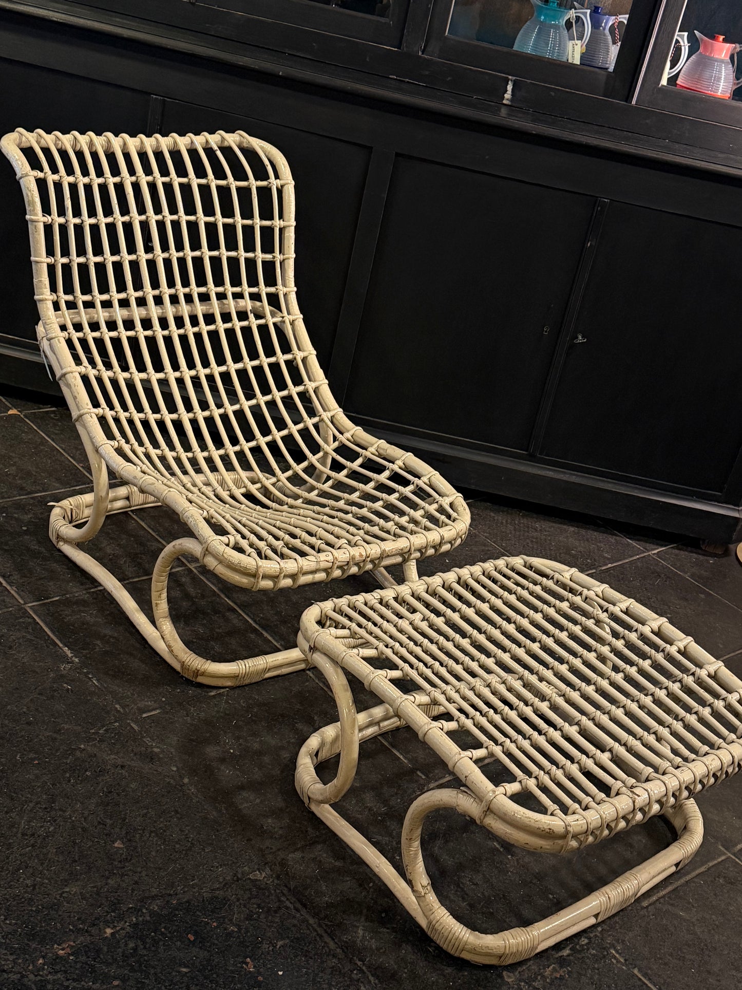 Silla Bamboo Lounge – Tito Agnoli