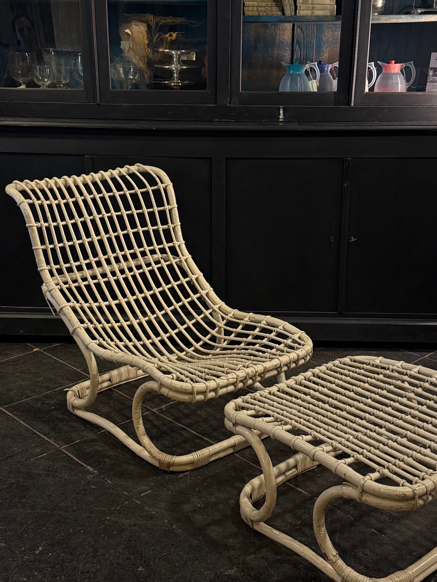 Silla Bamboo Lounge – Tito Agnoli