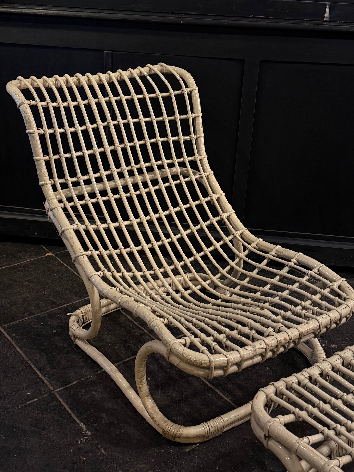 Silla Bamboo Lounge – Tito Agnoli