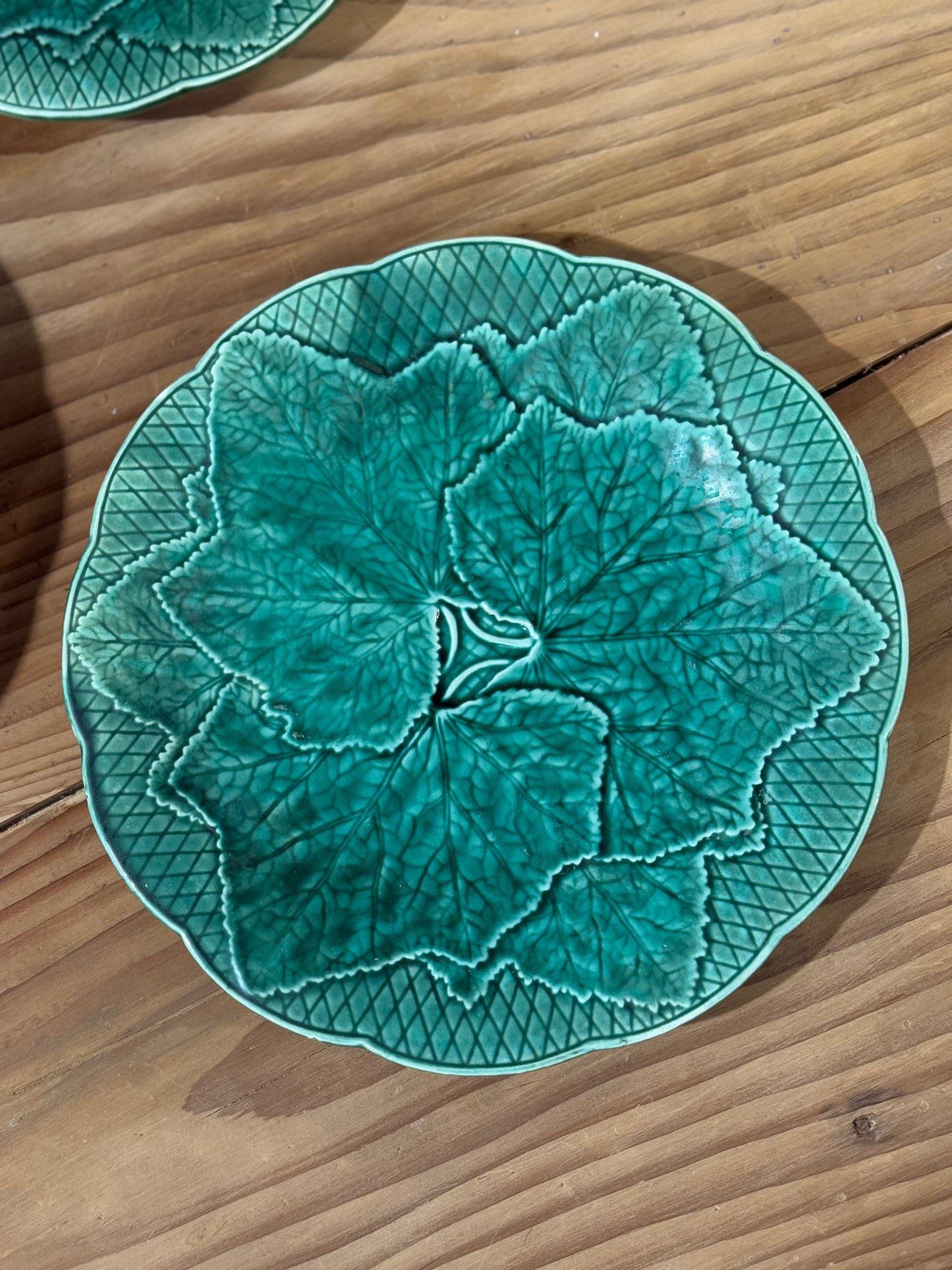 Platos hojas "Gien"