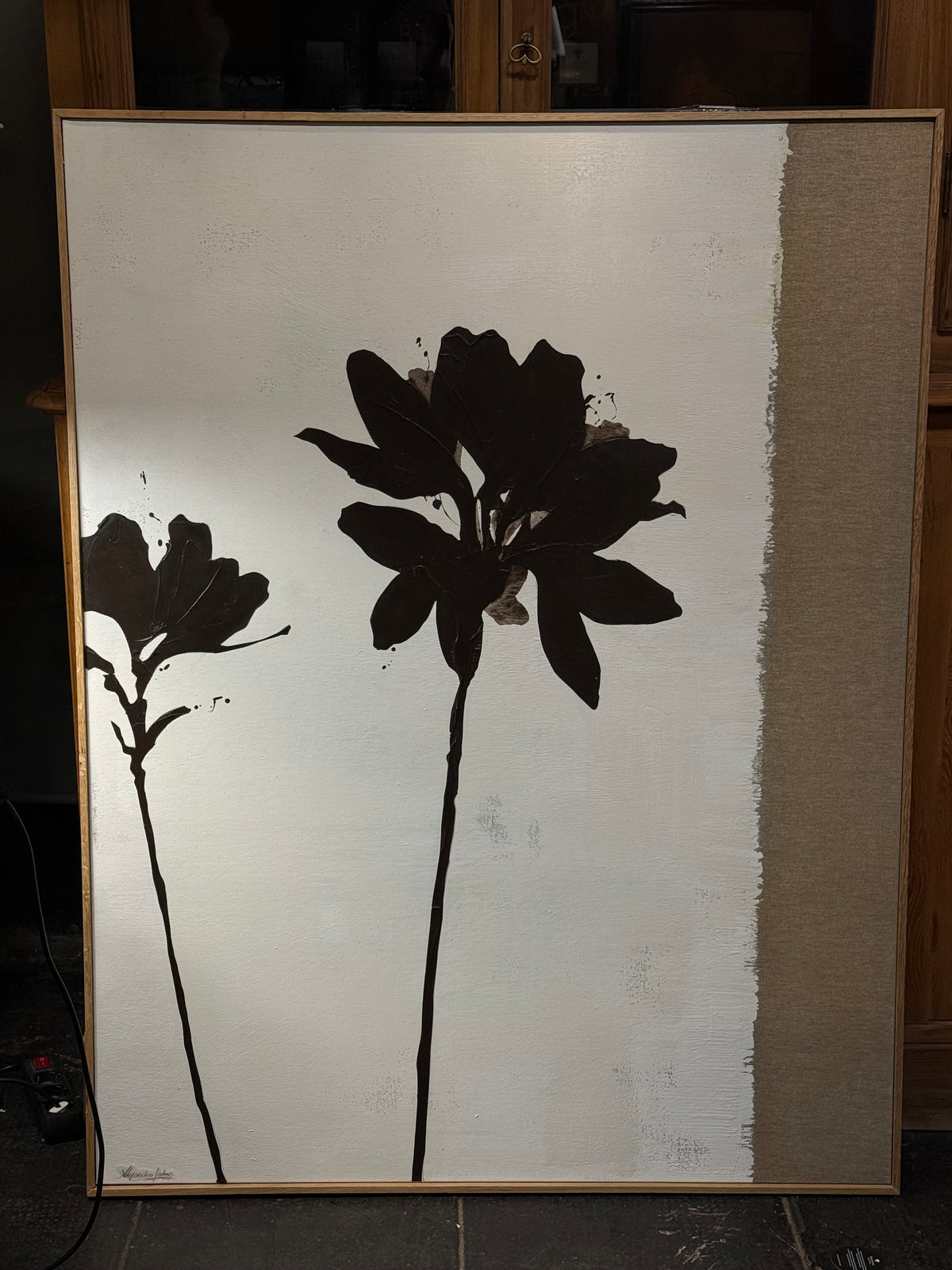 Cuadro · La Contemplación II · Alejandro Jaler · Flor - Precio a consultar