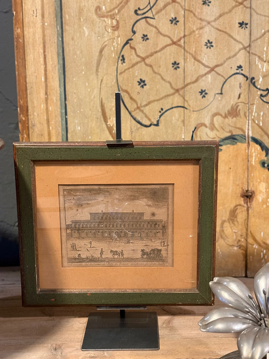 Grabado Italiano Pitti in Firenze