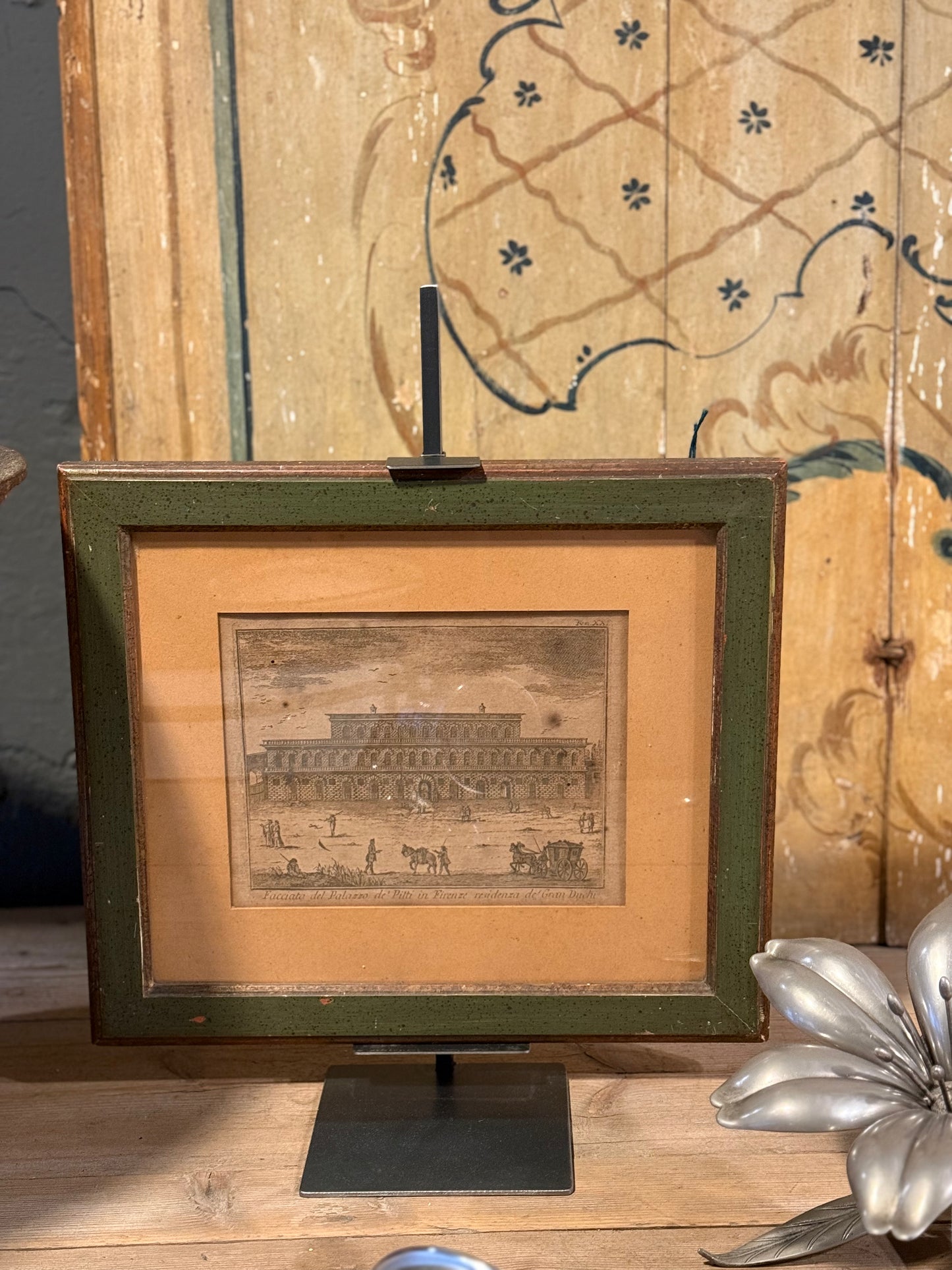 Grabado Italiano Pitti in Firenze