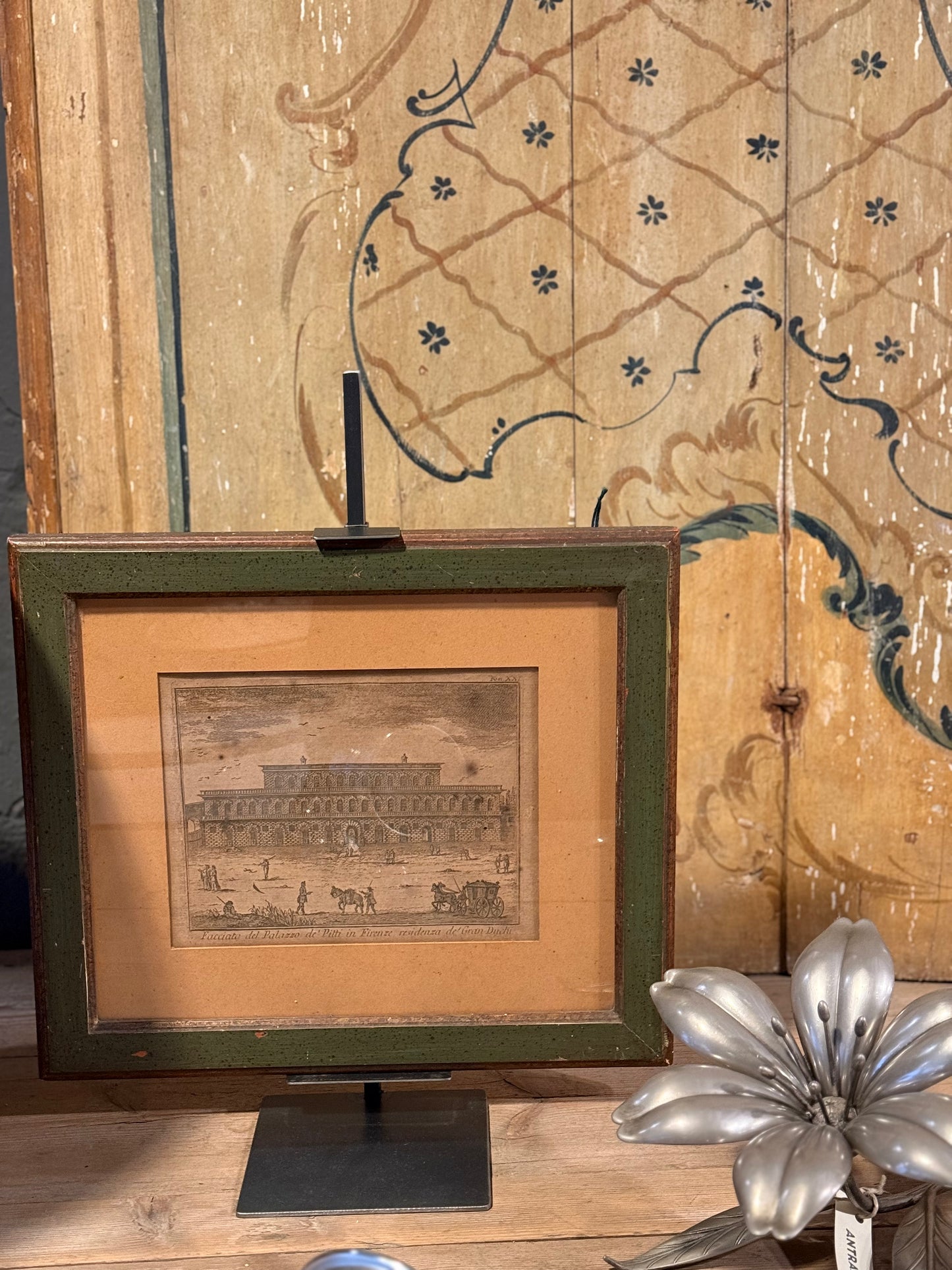 Grabado Italiano Pitti in Firenze