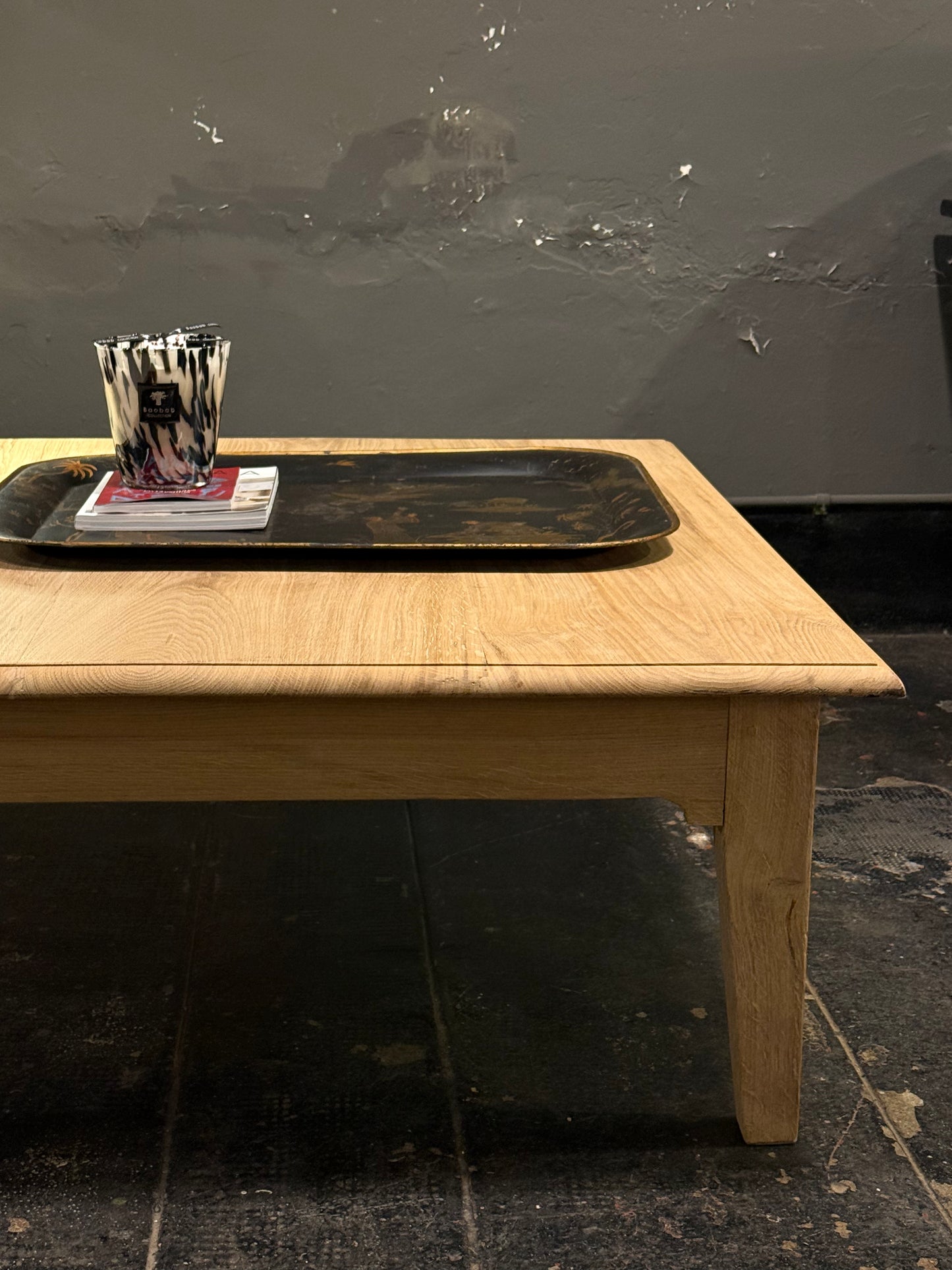 MESA A MEDIDA: Mesa de centro de roble