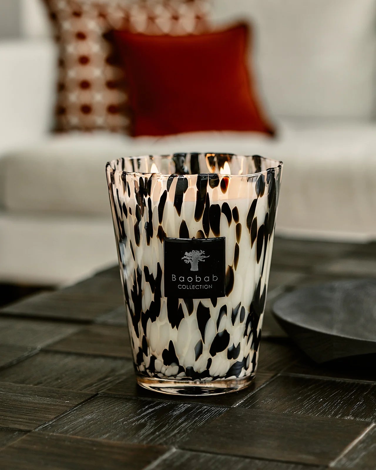VELA PERFUMADA PEARLS BLACK