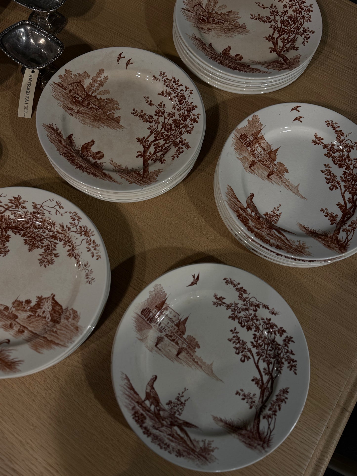 Vajilla Terre de Fer en tonos marrones