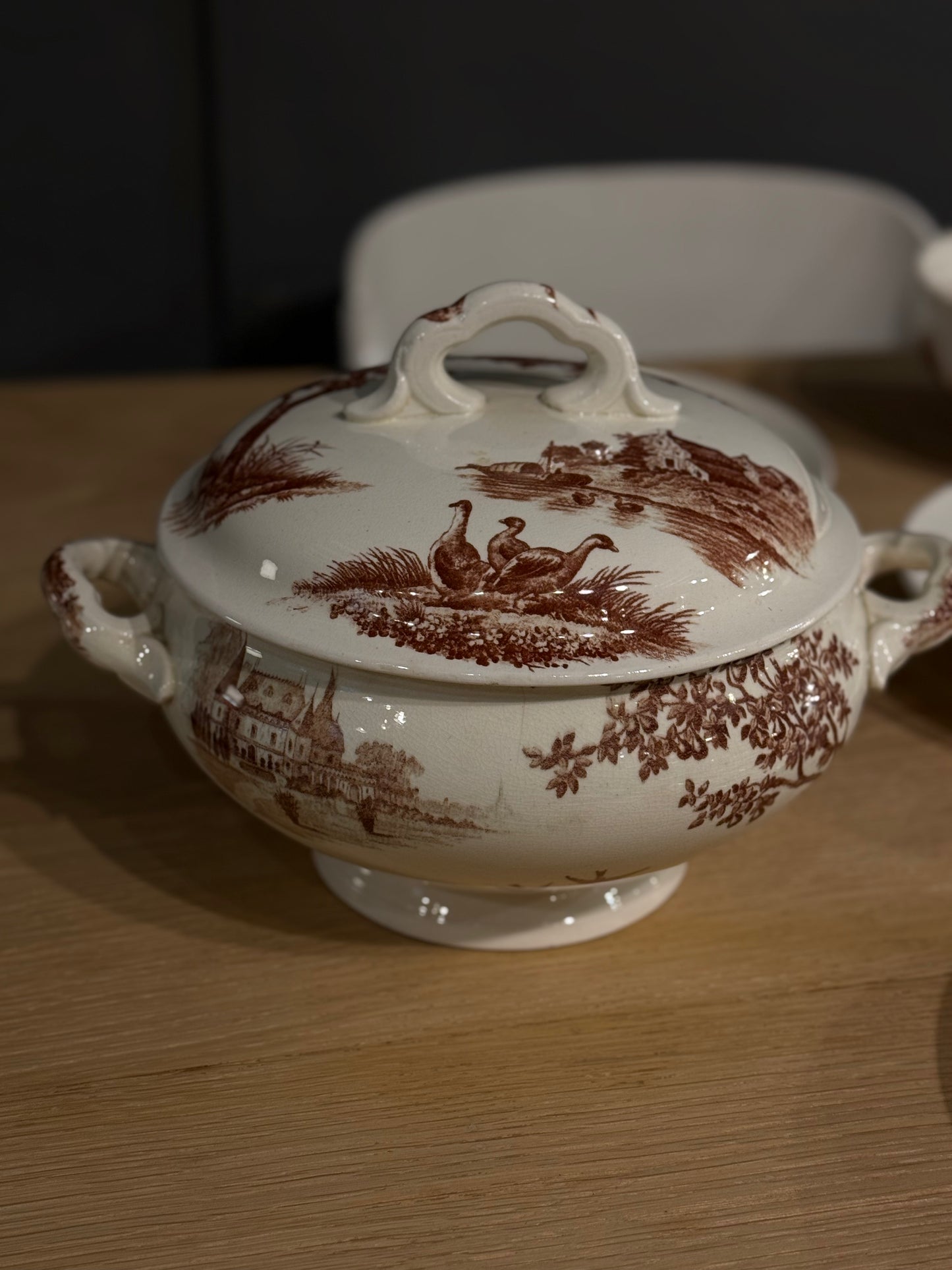 Vajilla Terre de Fer en tonos marrones