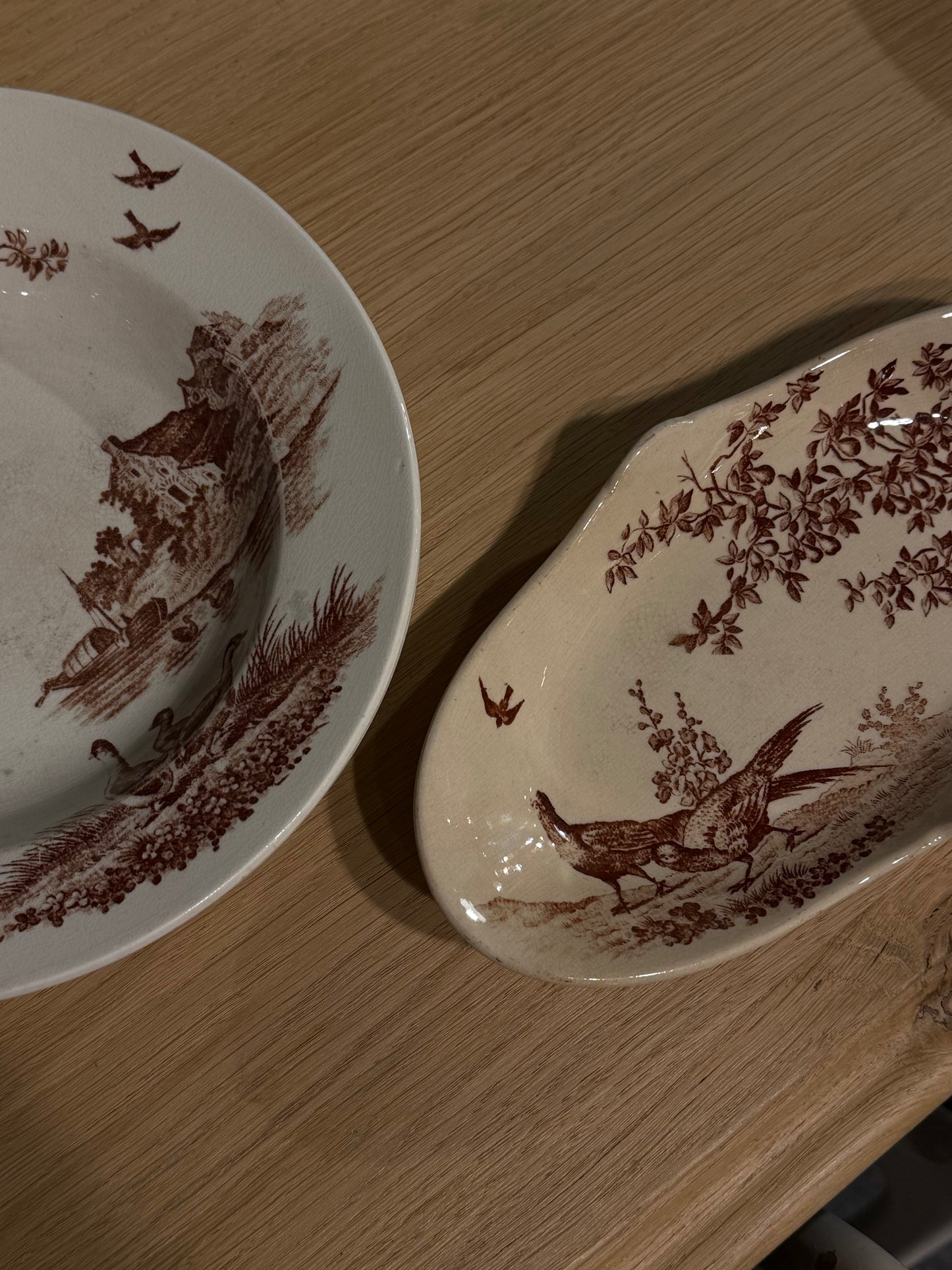 Vajilla Terre de Fer en tonos marrones