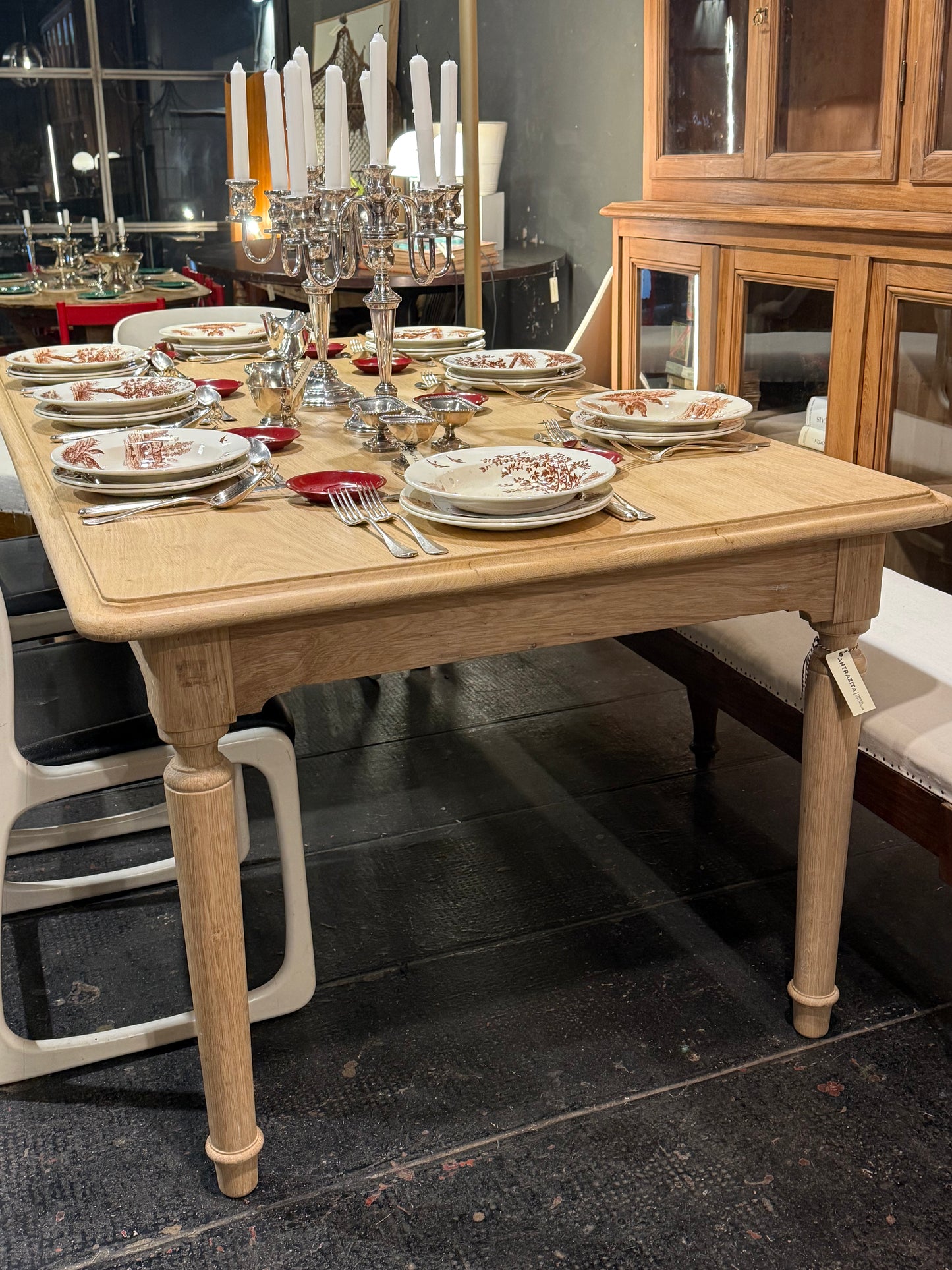 MESA A MEDIDA: Mesa de roble rectangular