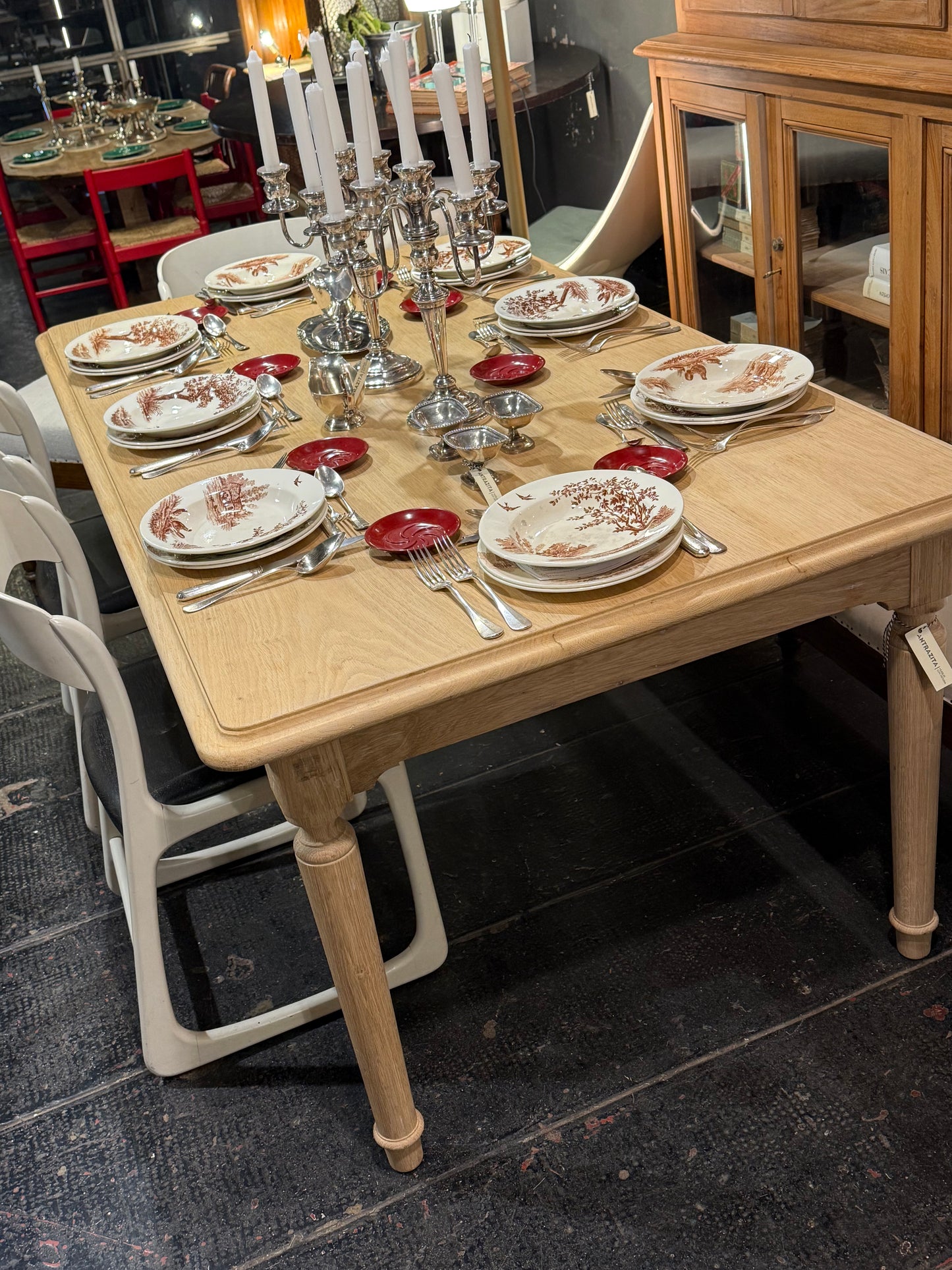 MESA A MEDIDA: Mesa de roble rectangular