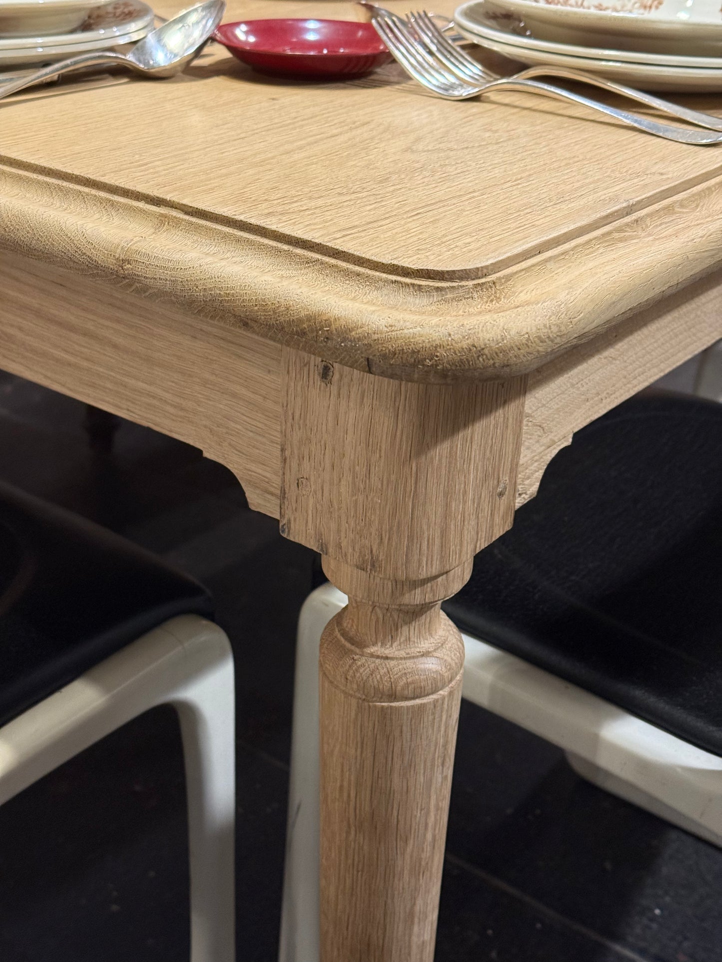 MESA A MEDIDA: Mesa de roble rectangular