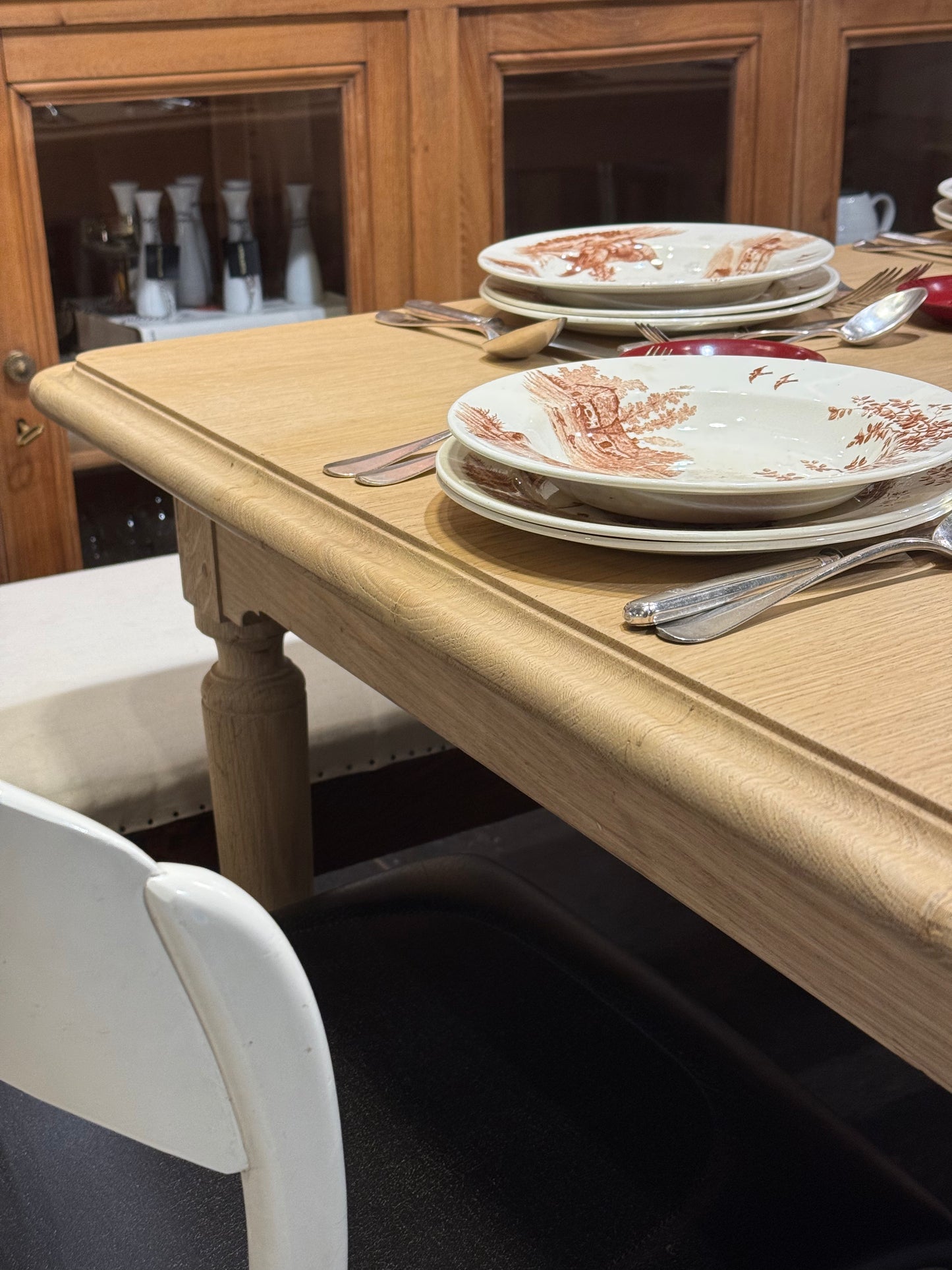 MESA A MEDIDA: Mesa de roble rectangular