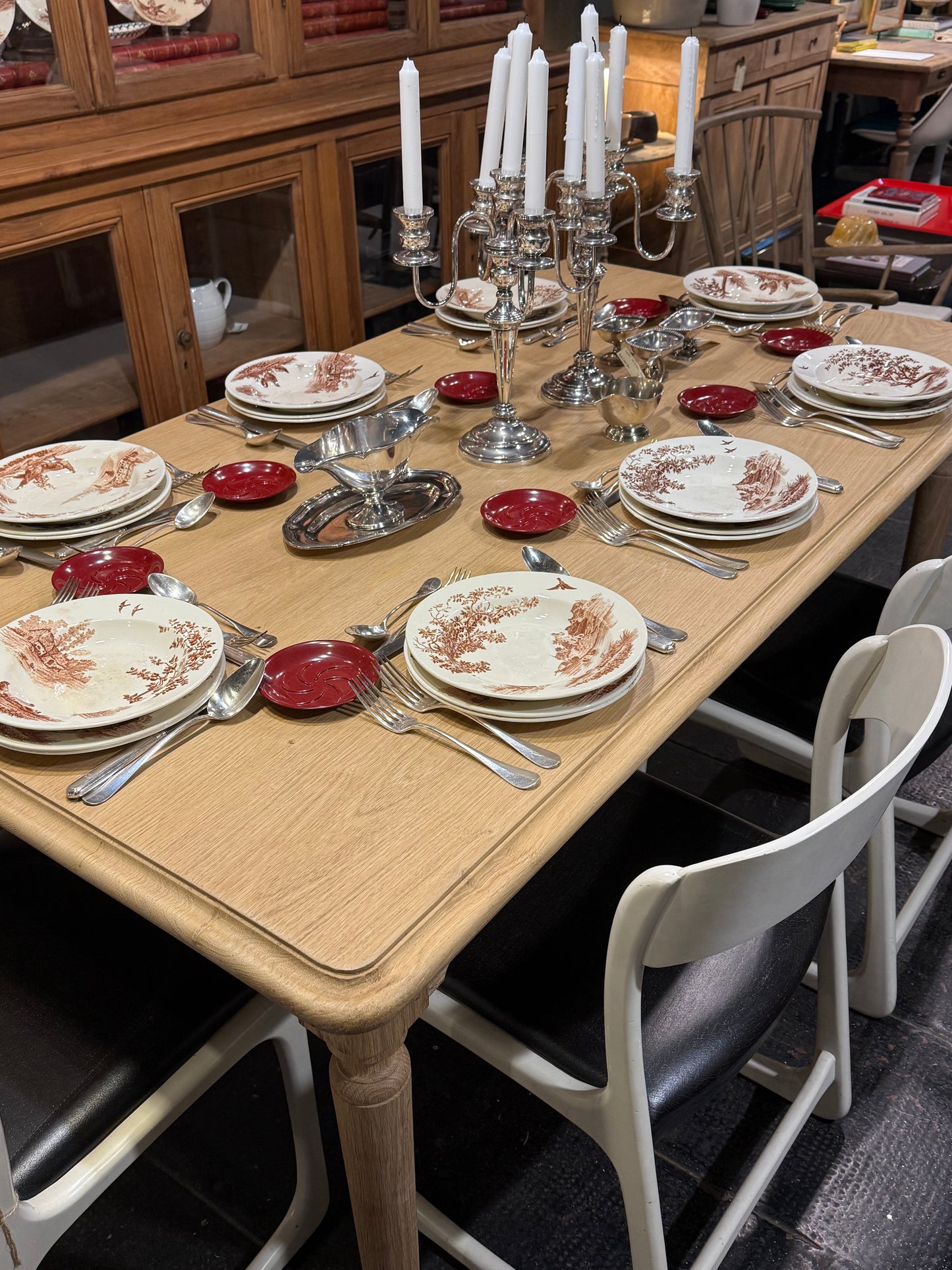 MESA A MEDIDA: Mesa de roble rectangular