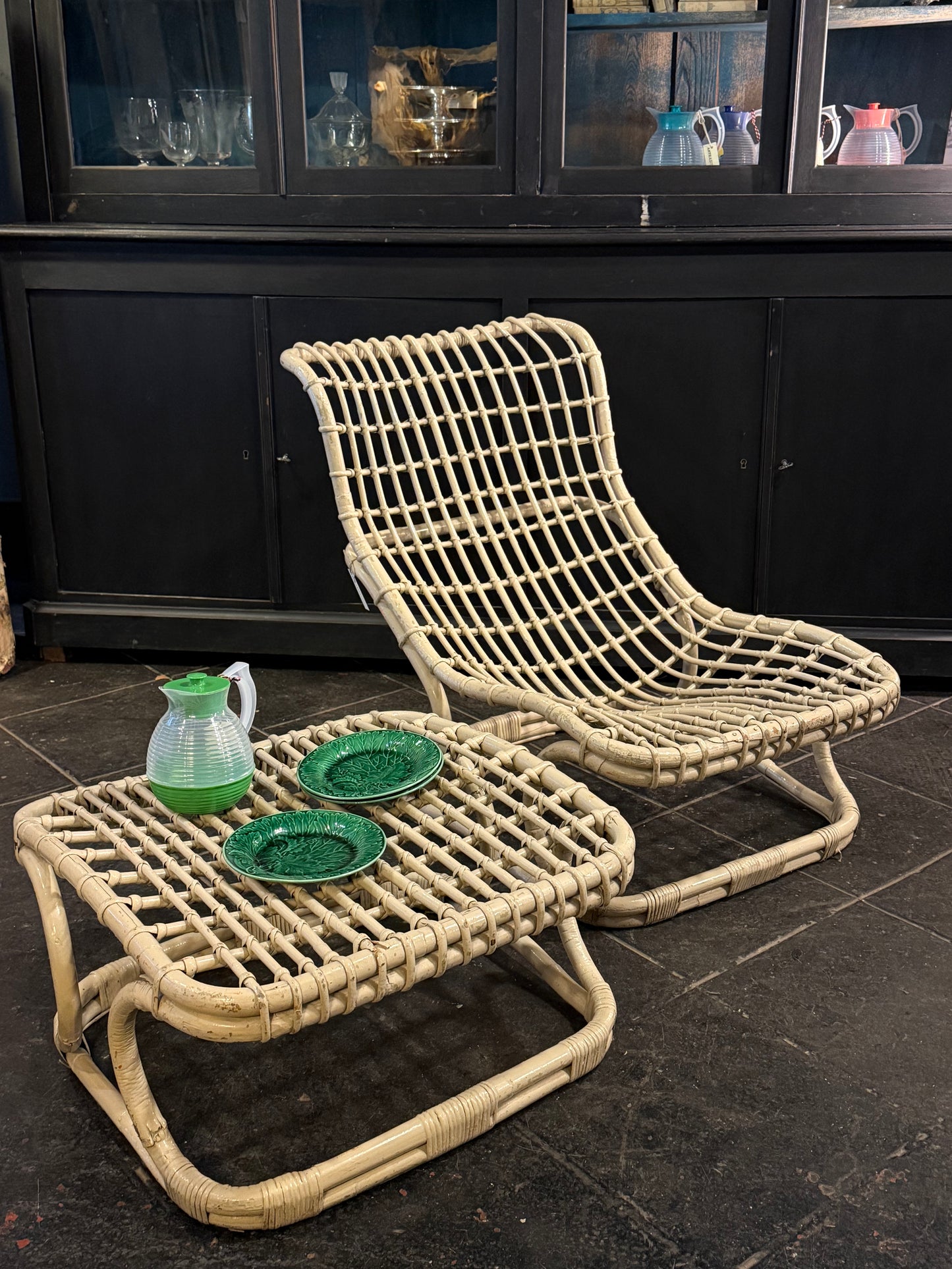 Silla Bamboo Lounge – Tito Agnoli