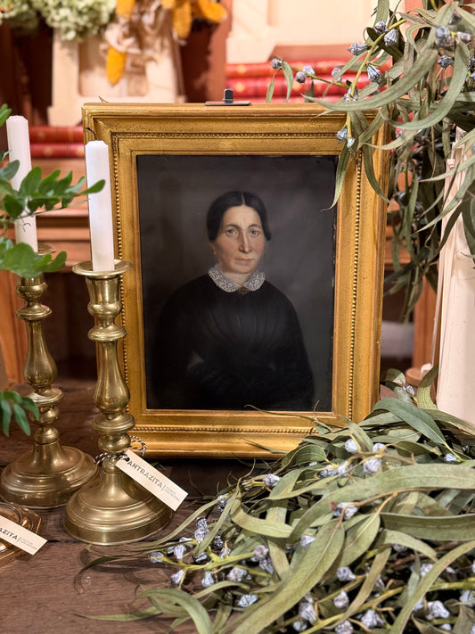 Retrato “Clotilde” – Lienzo de metal