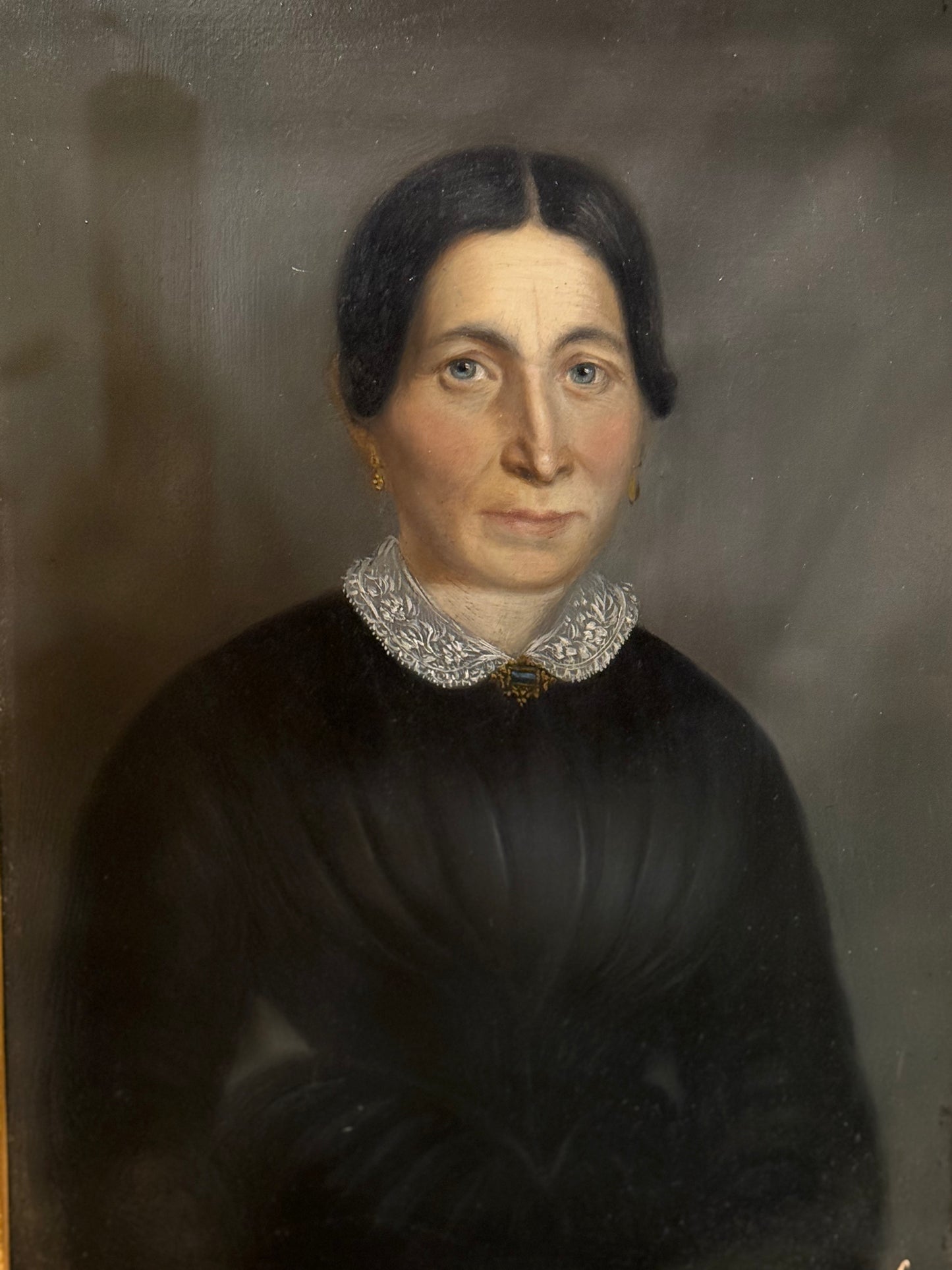 Retrato “Clotilde” – Lienzo de metal