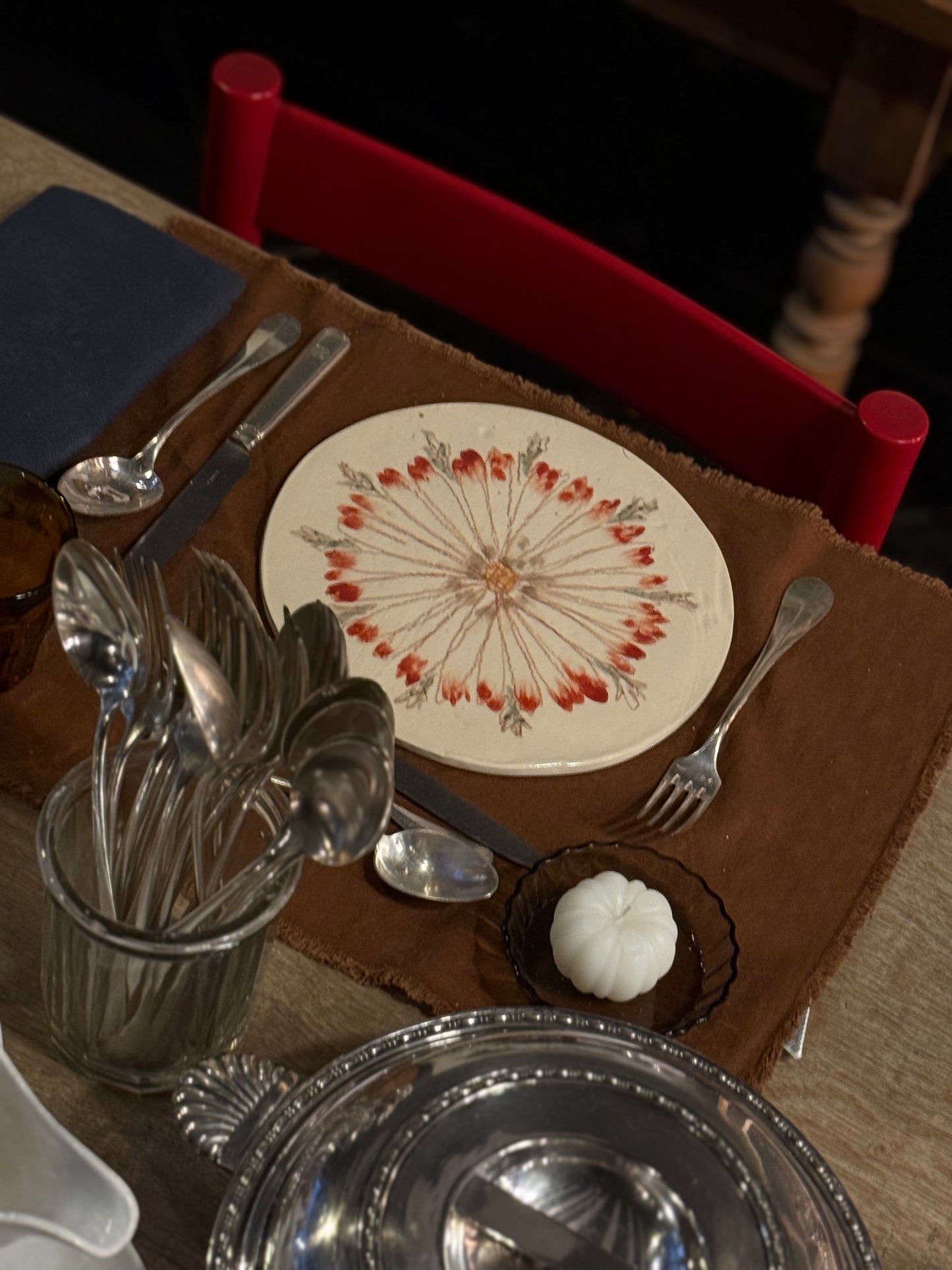 Bajoplatos artesanales de cerámica