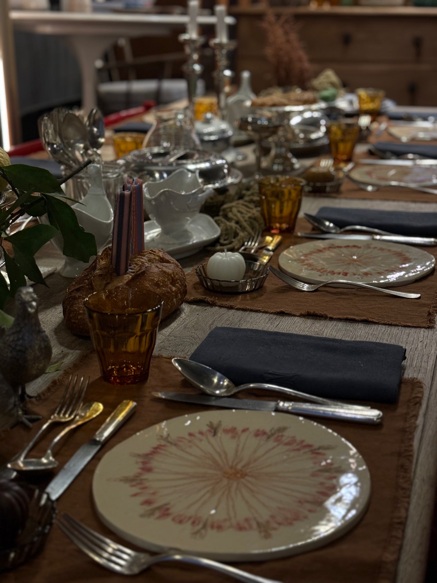 Bajoplatos artesanales de cerámica