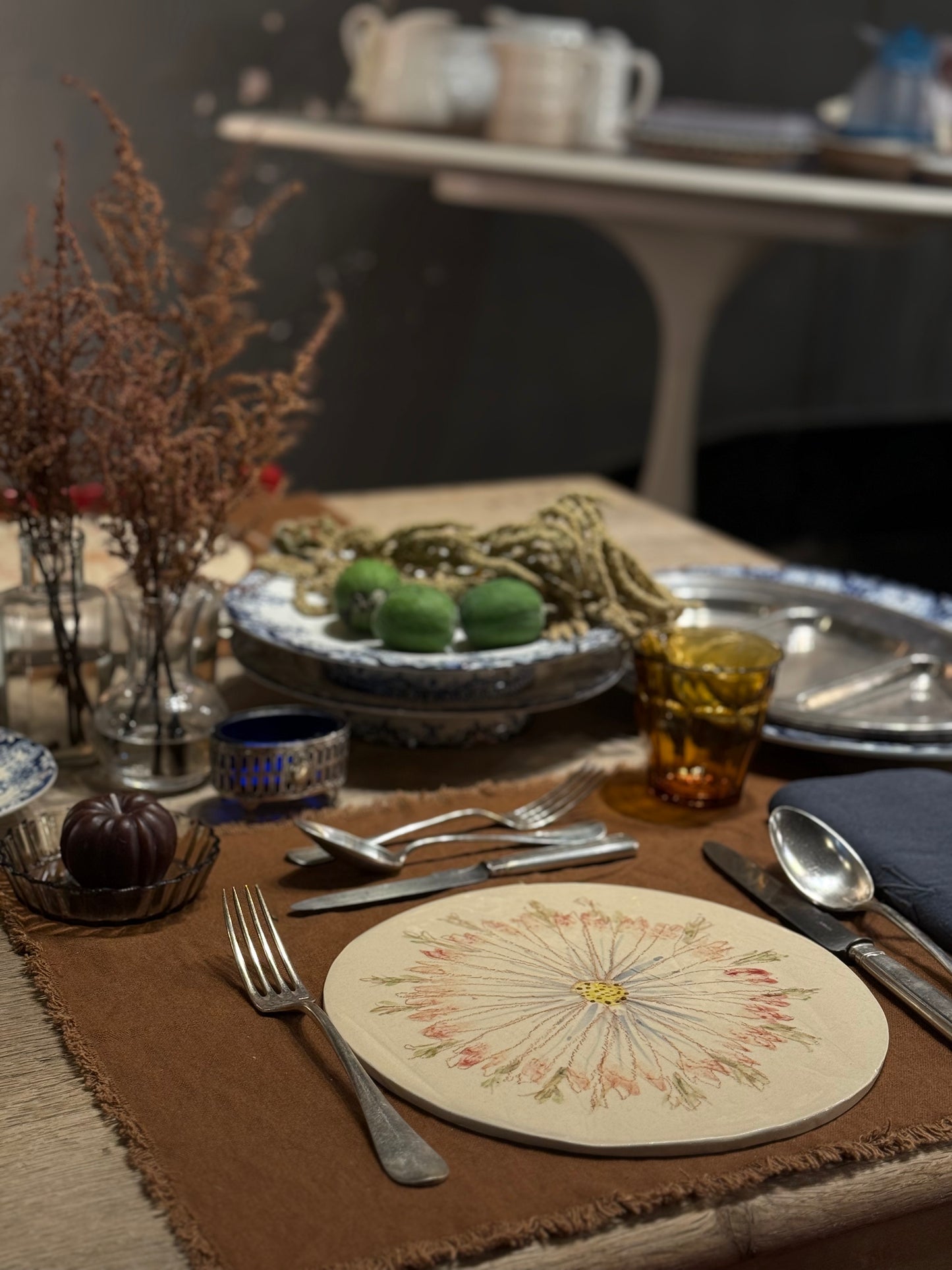 Bajoplatos artesanales de cerámica