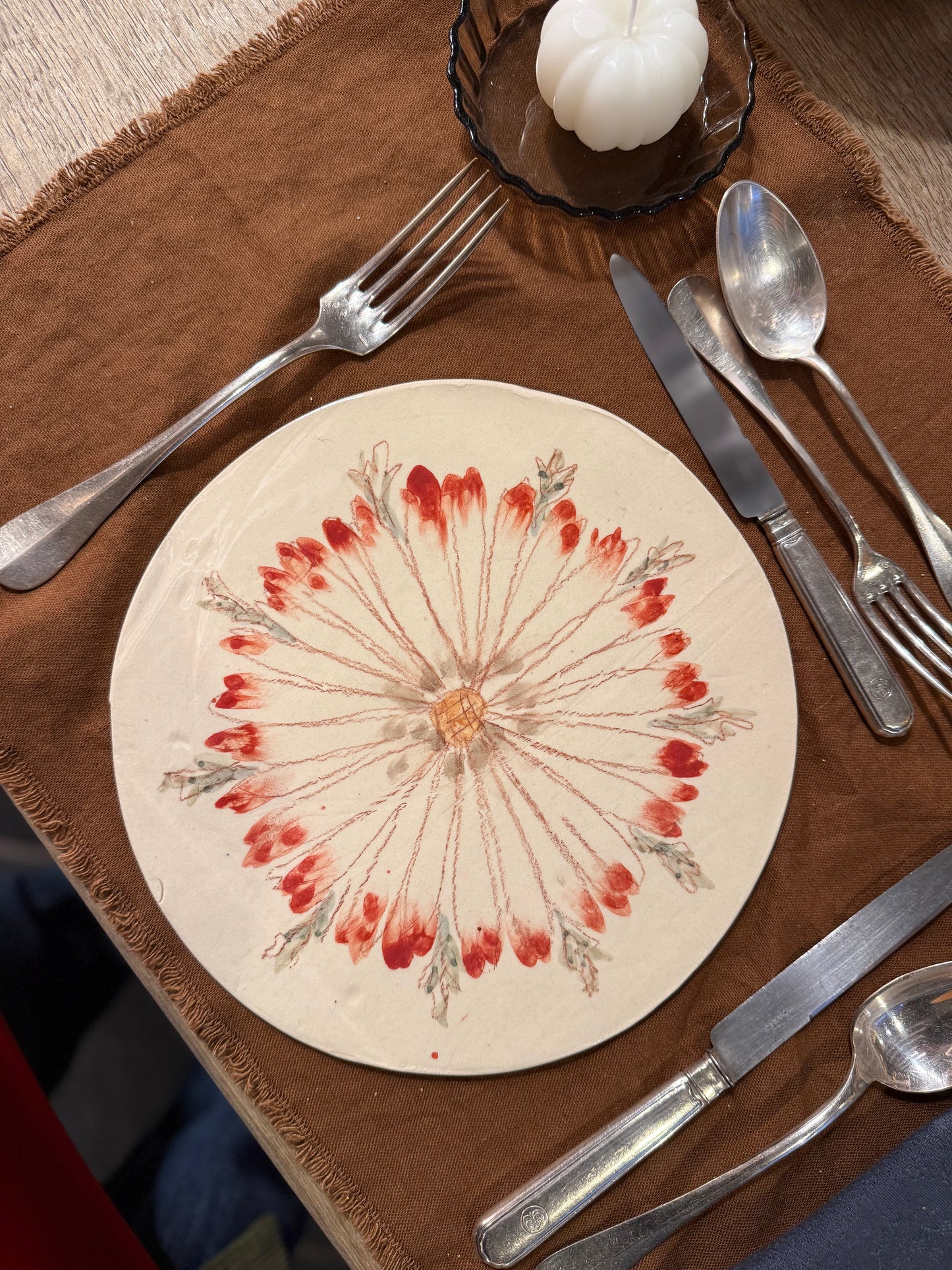 Bajoplatos artesanales de cerámica