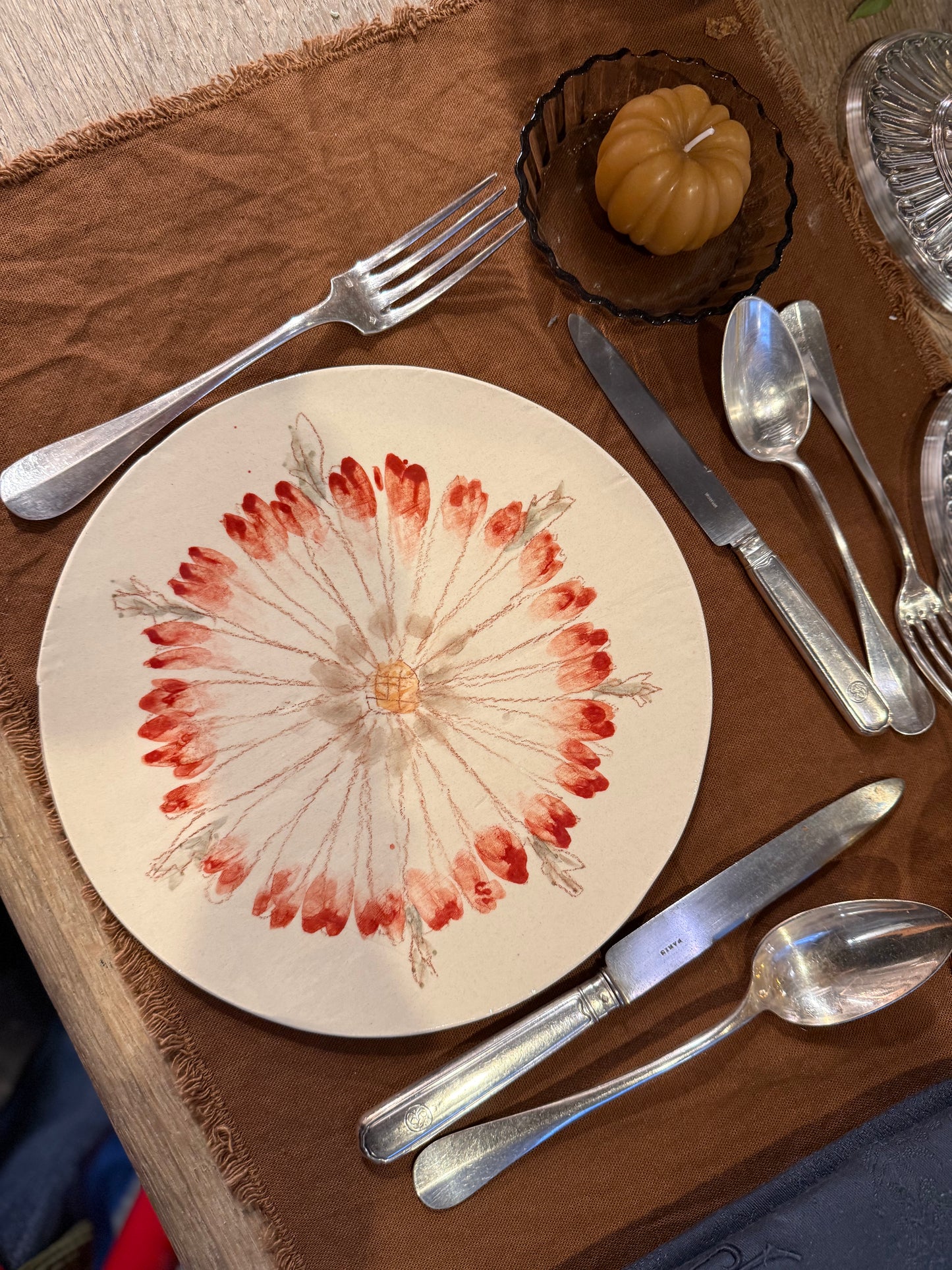 Bajoplatos artesanales de cerámica