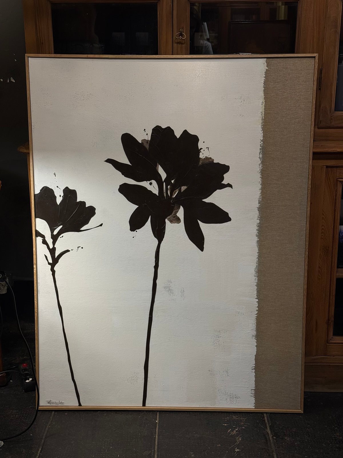Cuadro · La Contemplación II · Alejandro Jaler · Flor - Precio a consultar