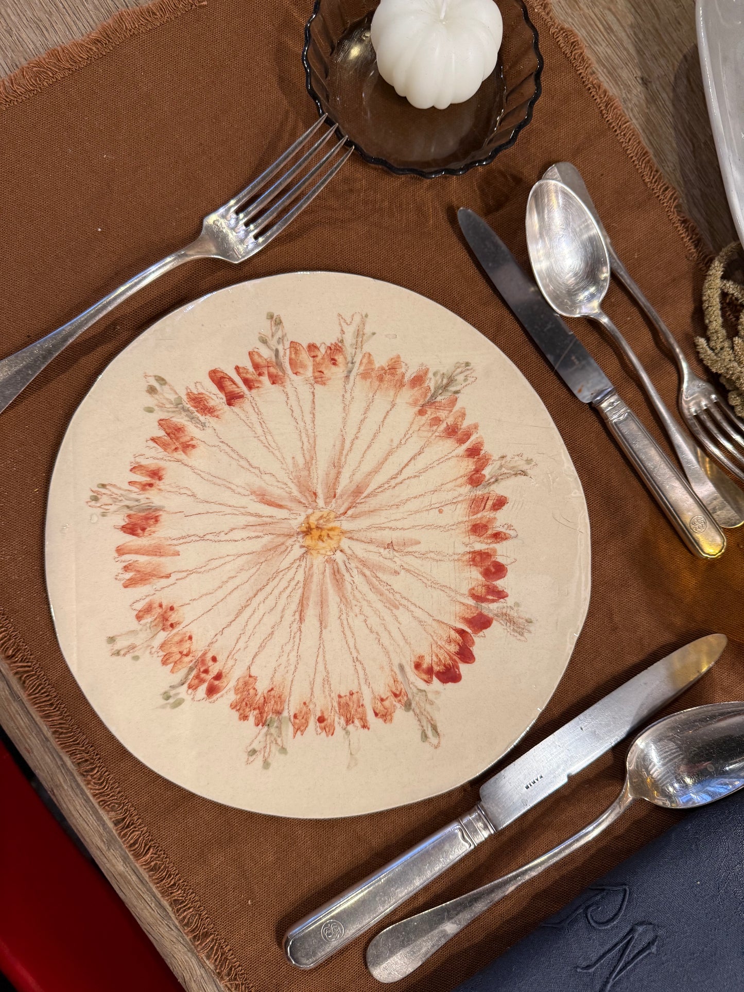 Bajoplatos artesanales de cerámica