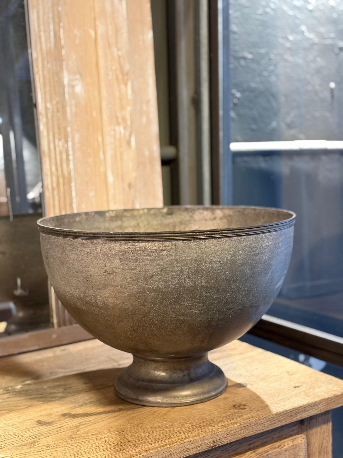 Champañera XXL de metal argenté