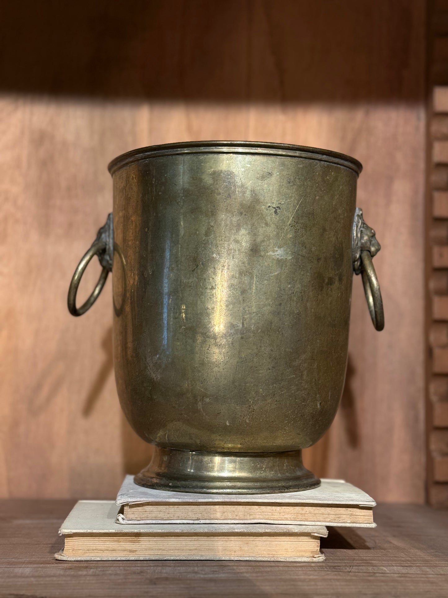 Champañera individual dorada