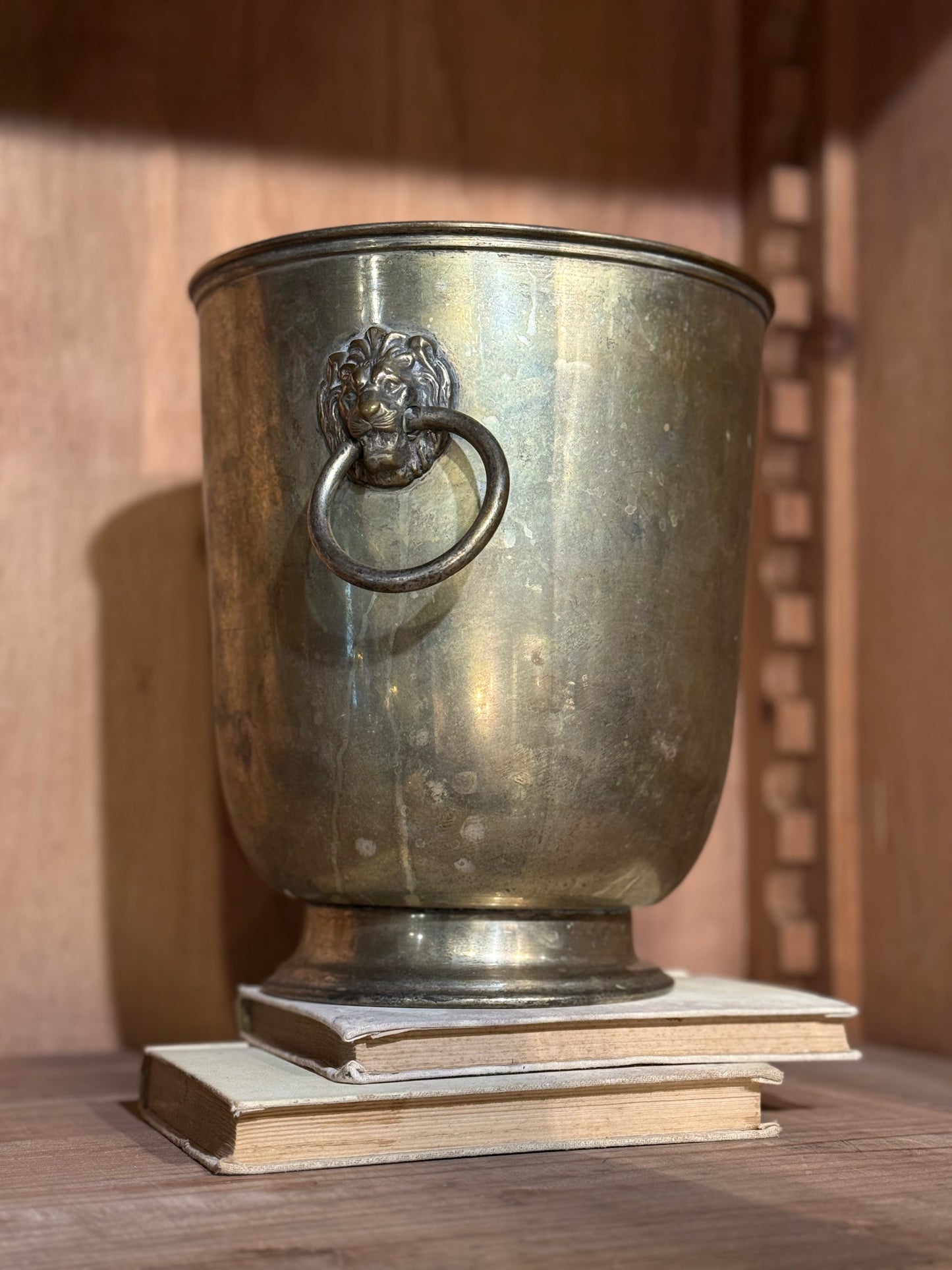 Champañera individual dorada