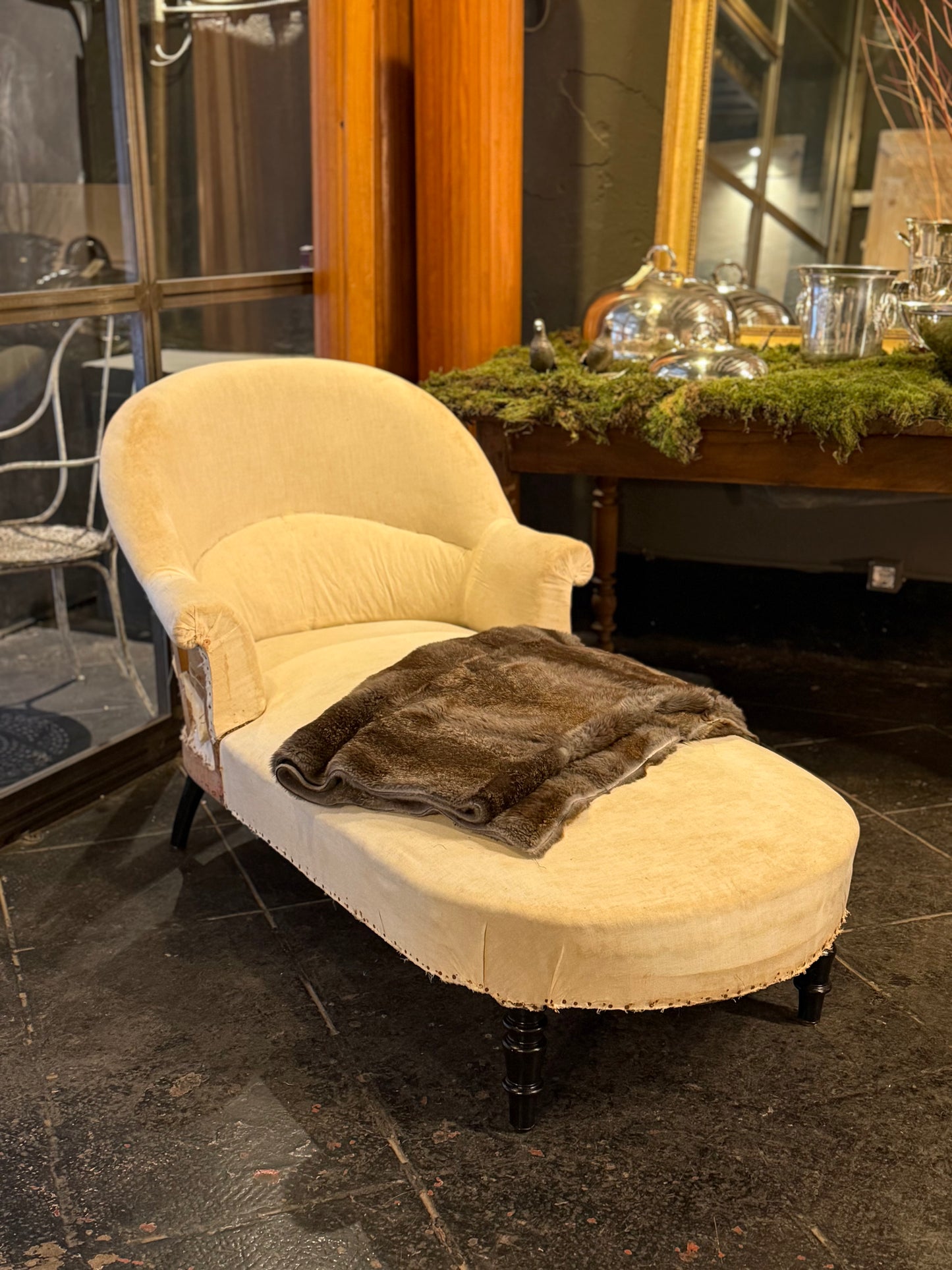 Chaise Longue destapizada