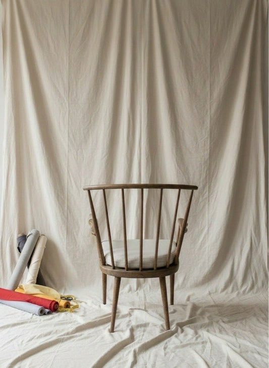 Silla de diseño en lino