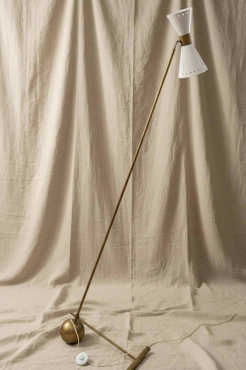 Lámpara de pie “Diavolo” estilo Stilnovo, c. 1980