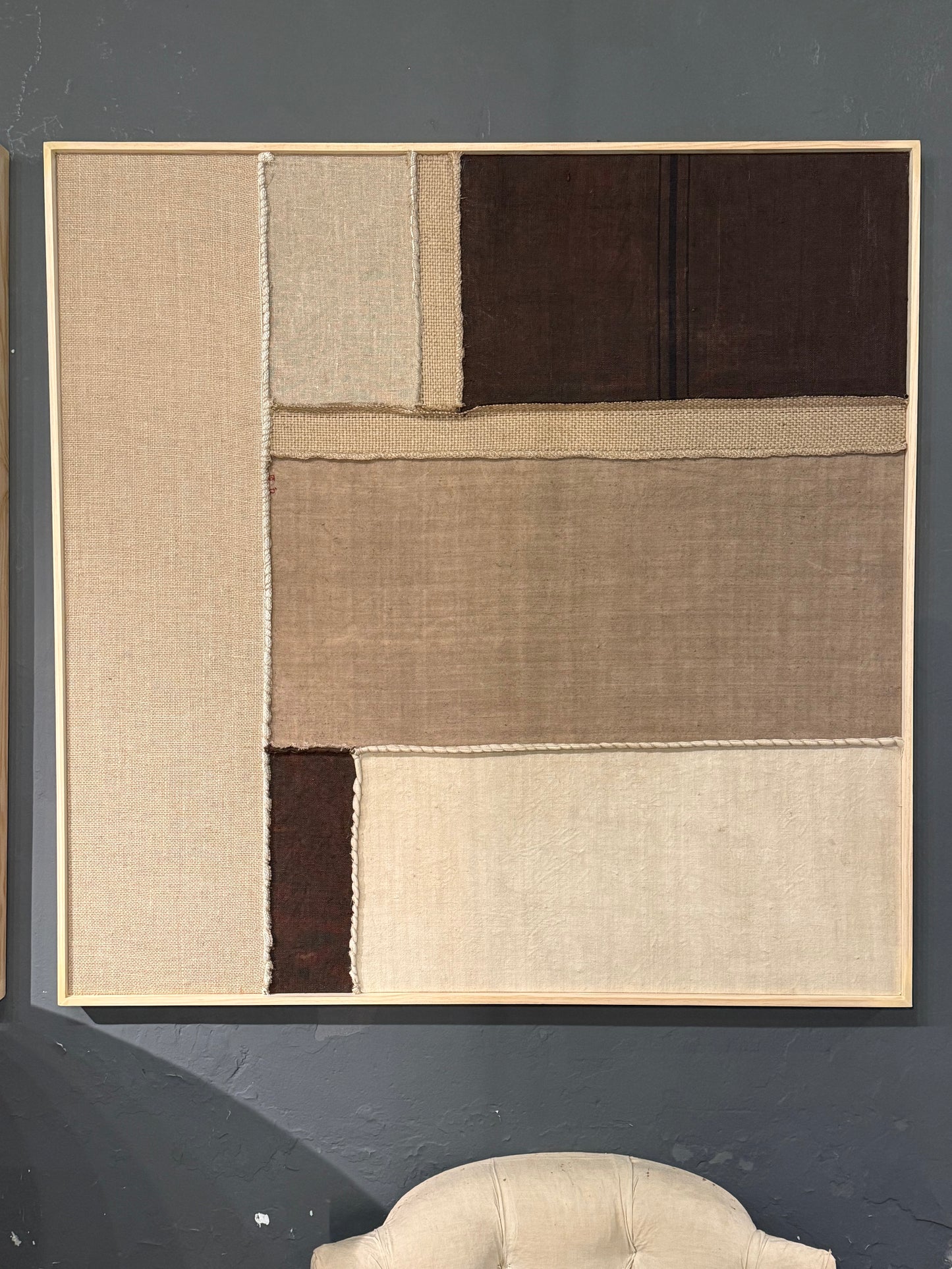 Composición de linos franceses . Marrón I